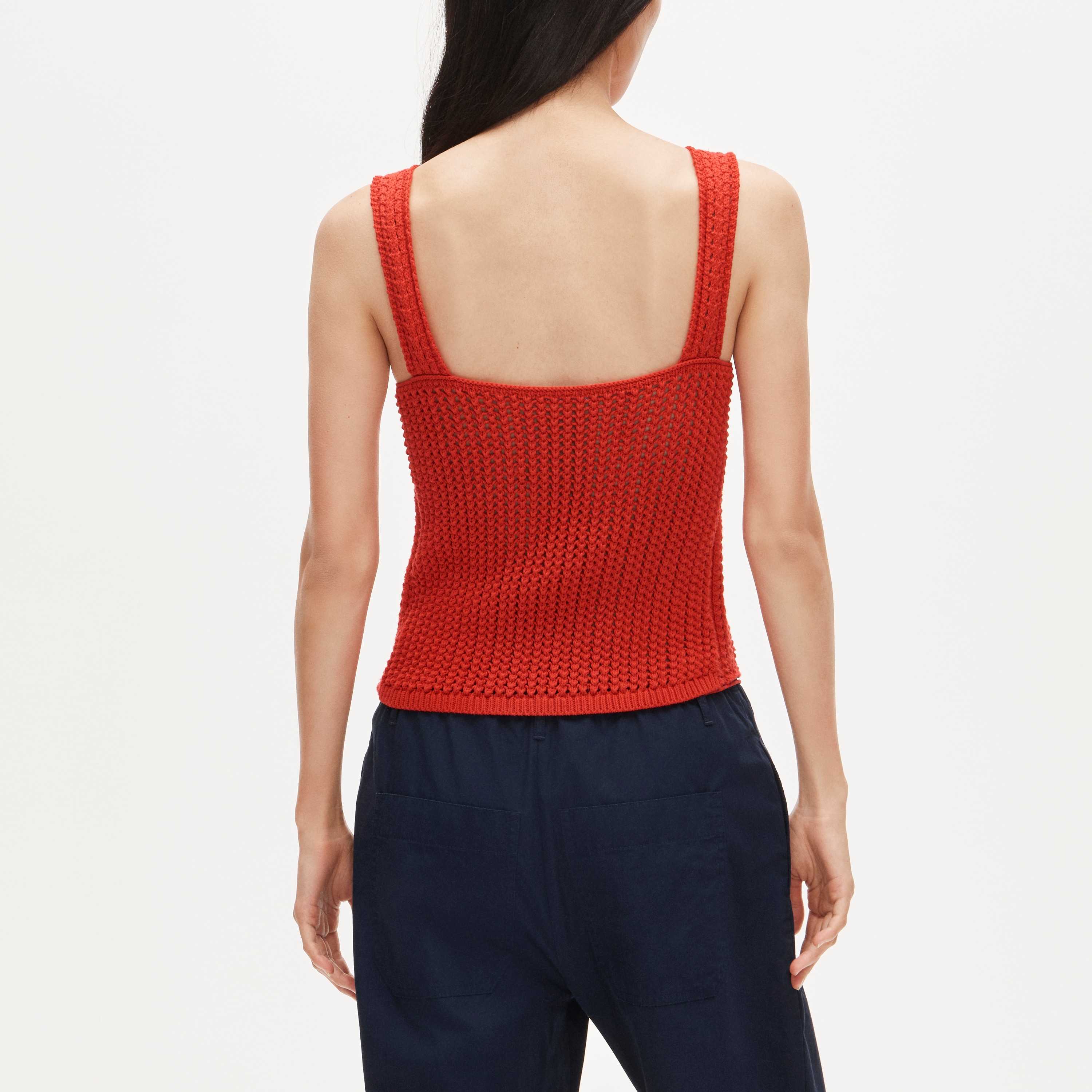 Beaded crochet sweater-tank