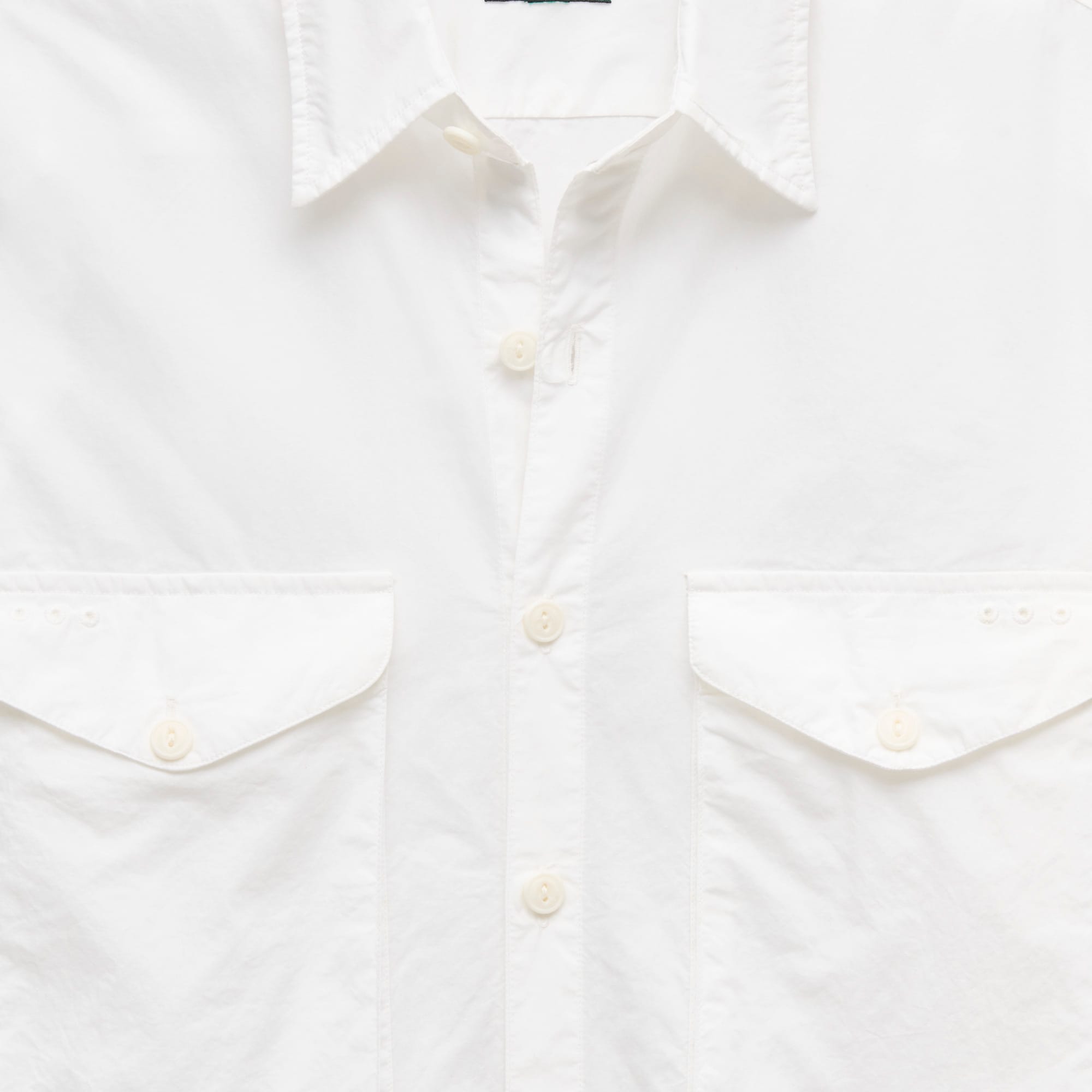 Fishing shirt in cotton poplin sail cloth
