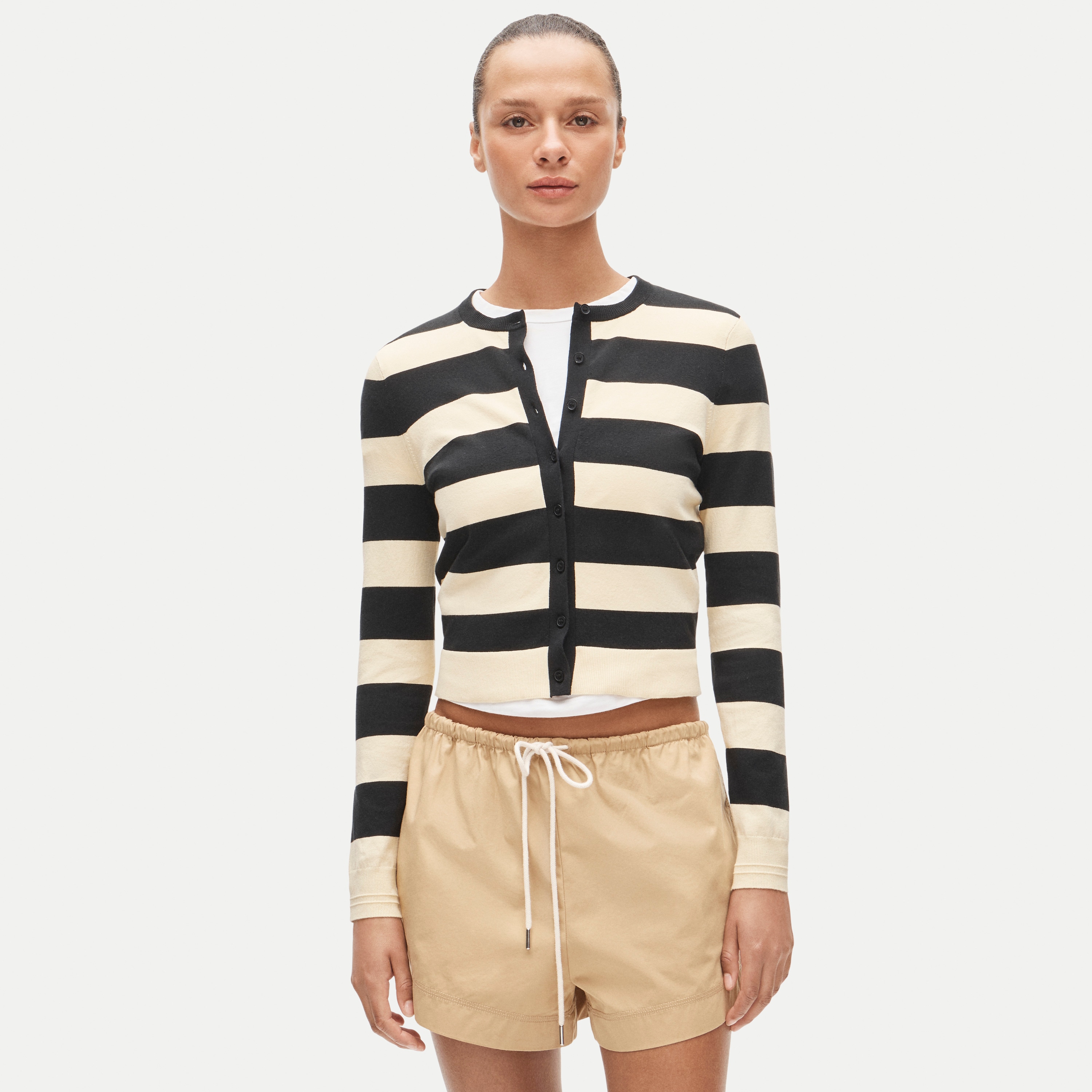 Jackie cardigan in stripe
