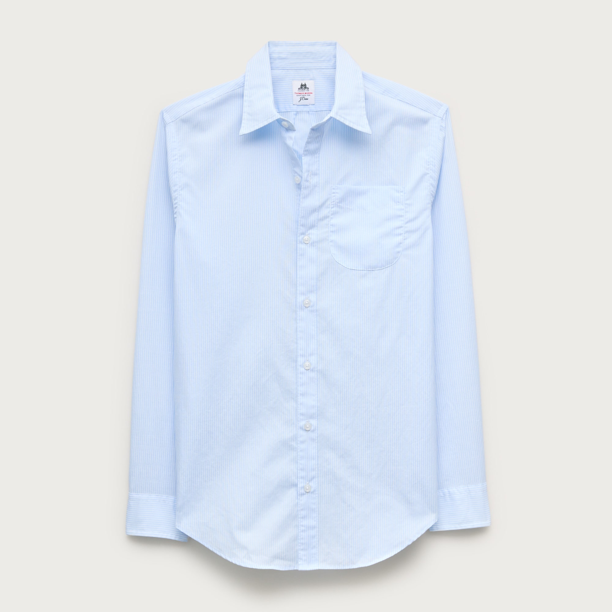 Thomas Mason® For J.Crew Cotton-linen Blend Dress Shirt For Men