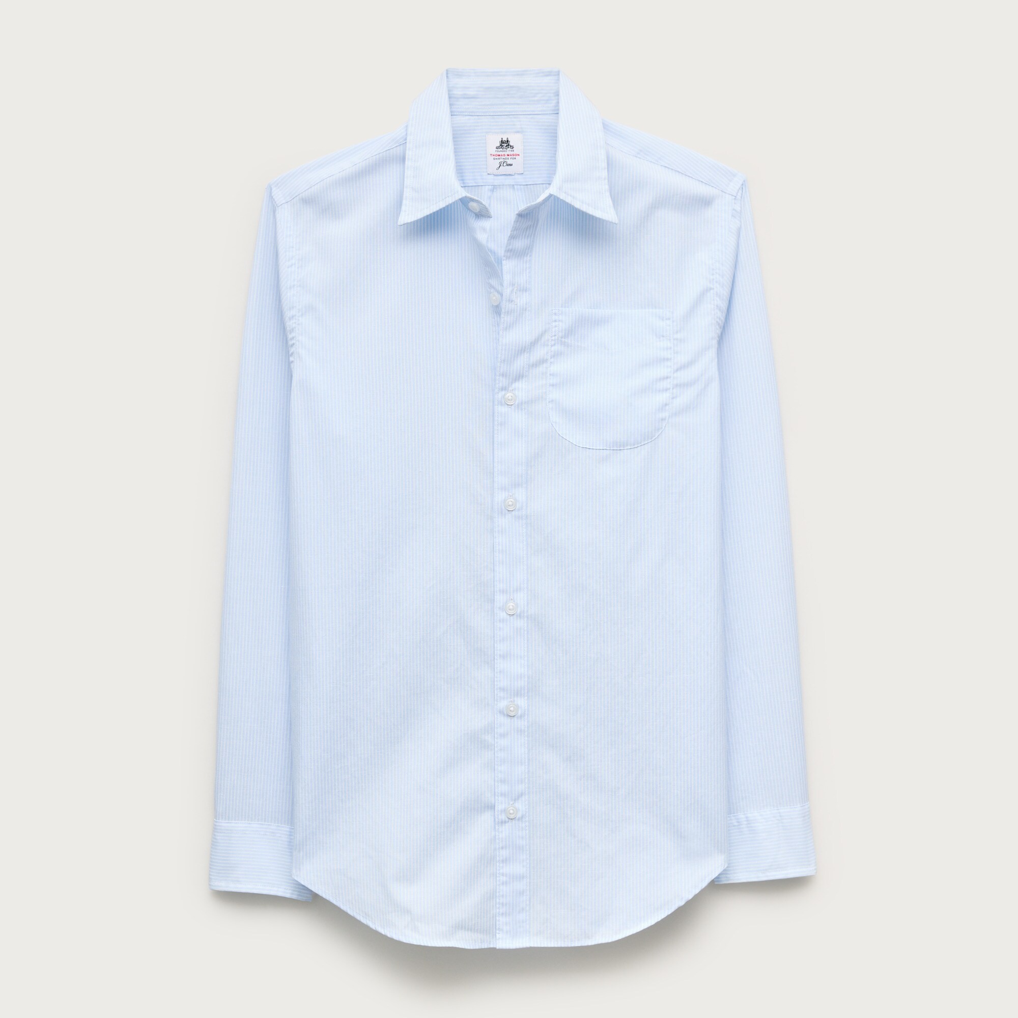 Linen-cotton Blend Twill Shirt For Men | J.Crew