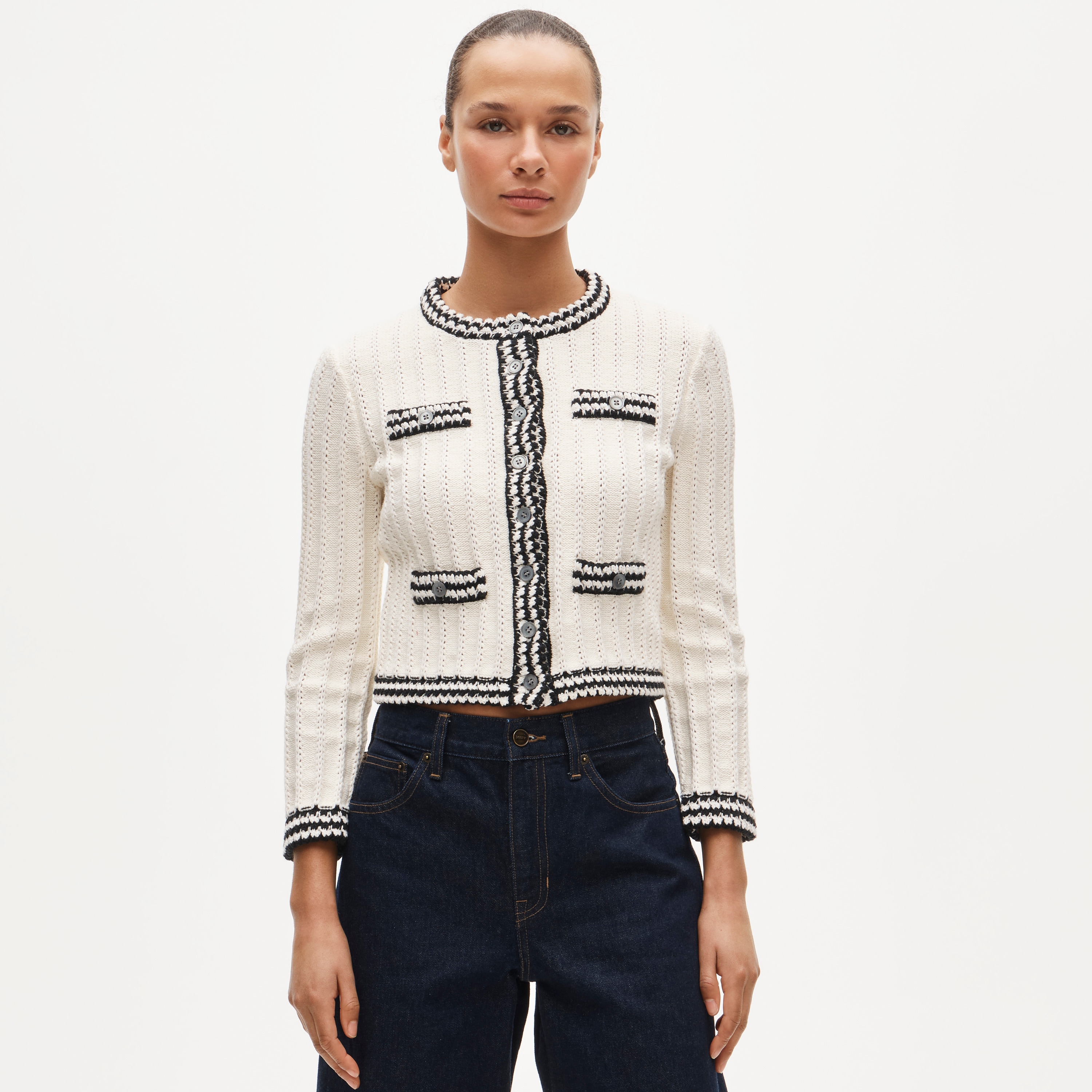 Crochet Lady Jacket Cardigan For Women | J.Crew