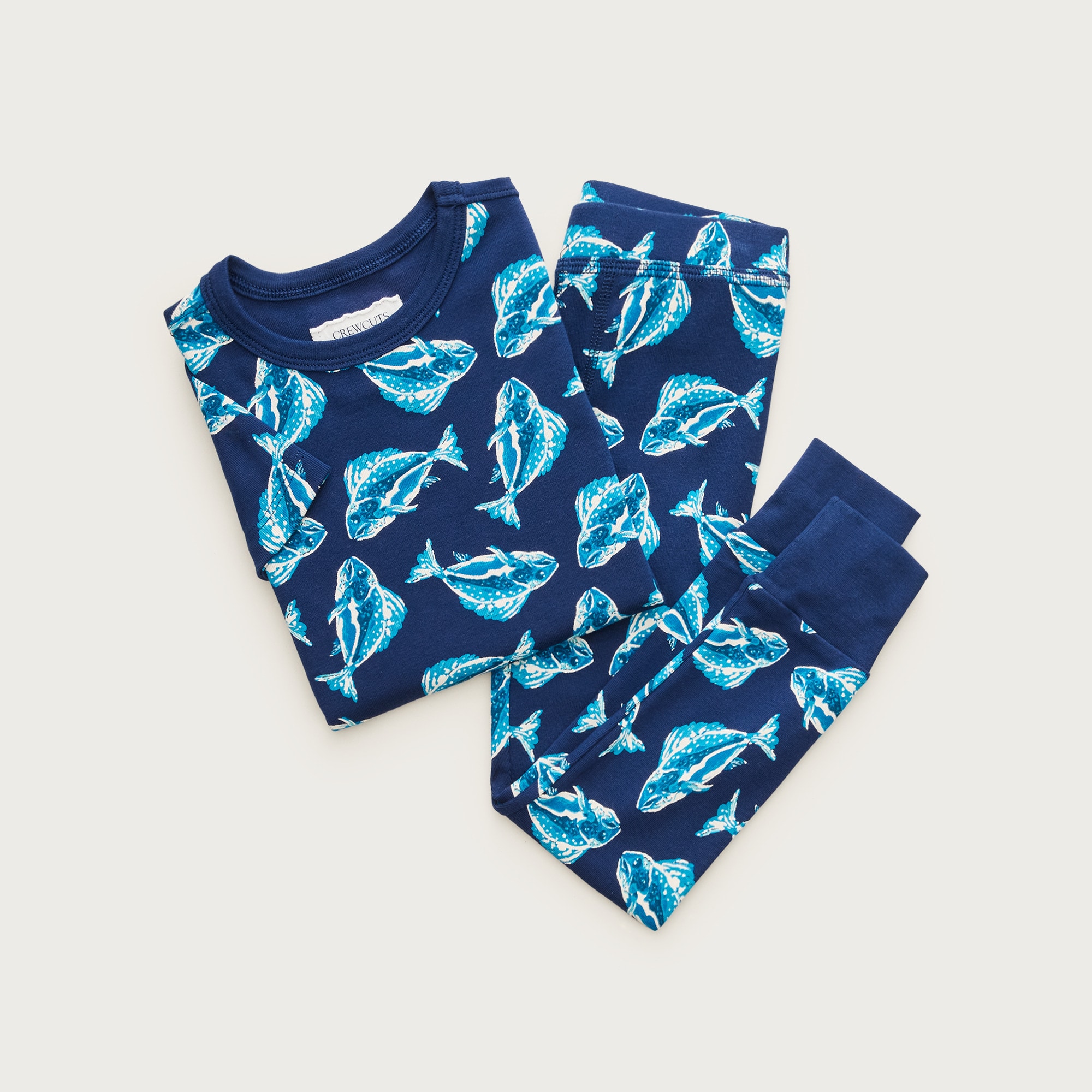 Kids' short-sleeve cotton pajama set in prints from J.Crew - $48
