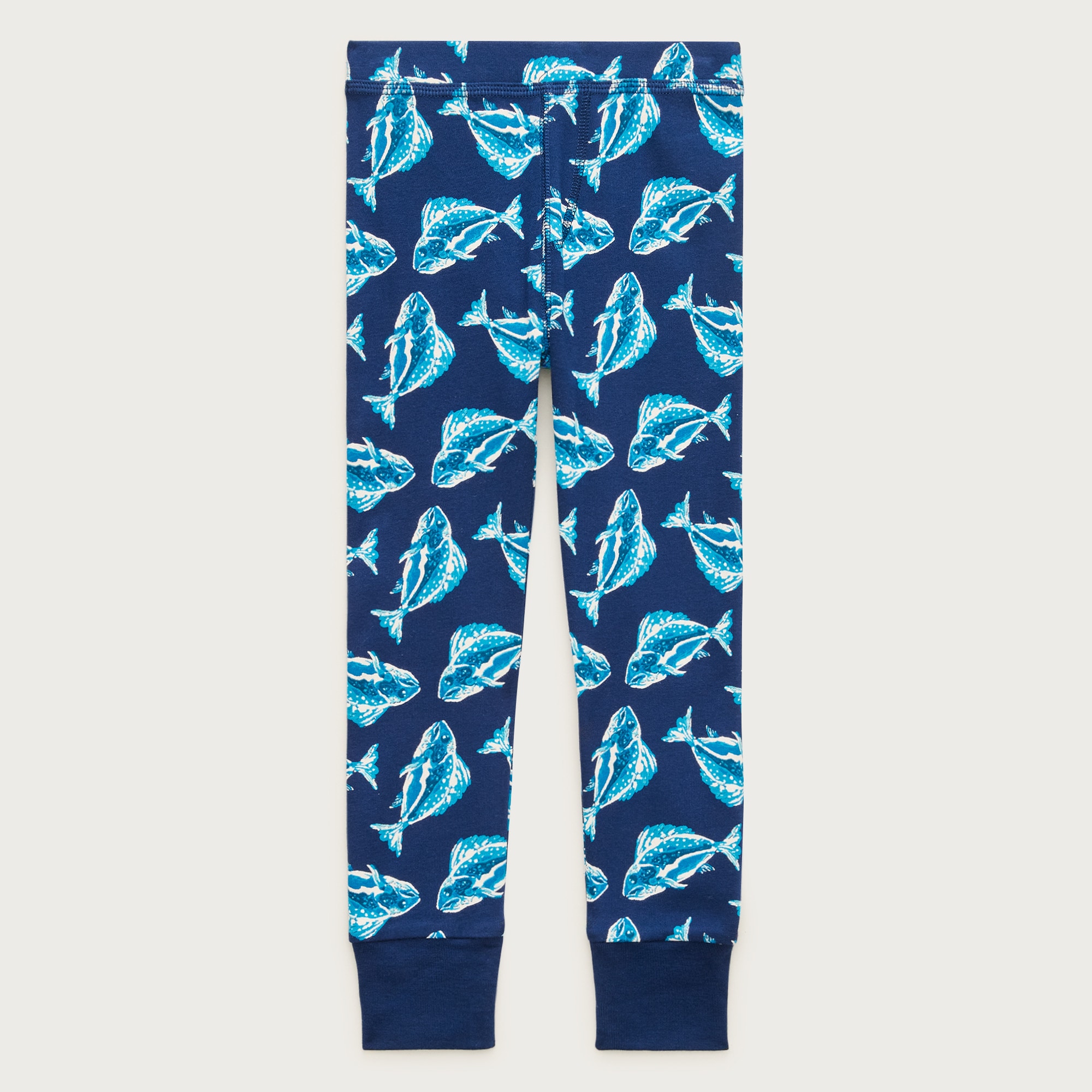 Kids' short-sleeve cotton pajama set in prints