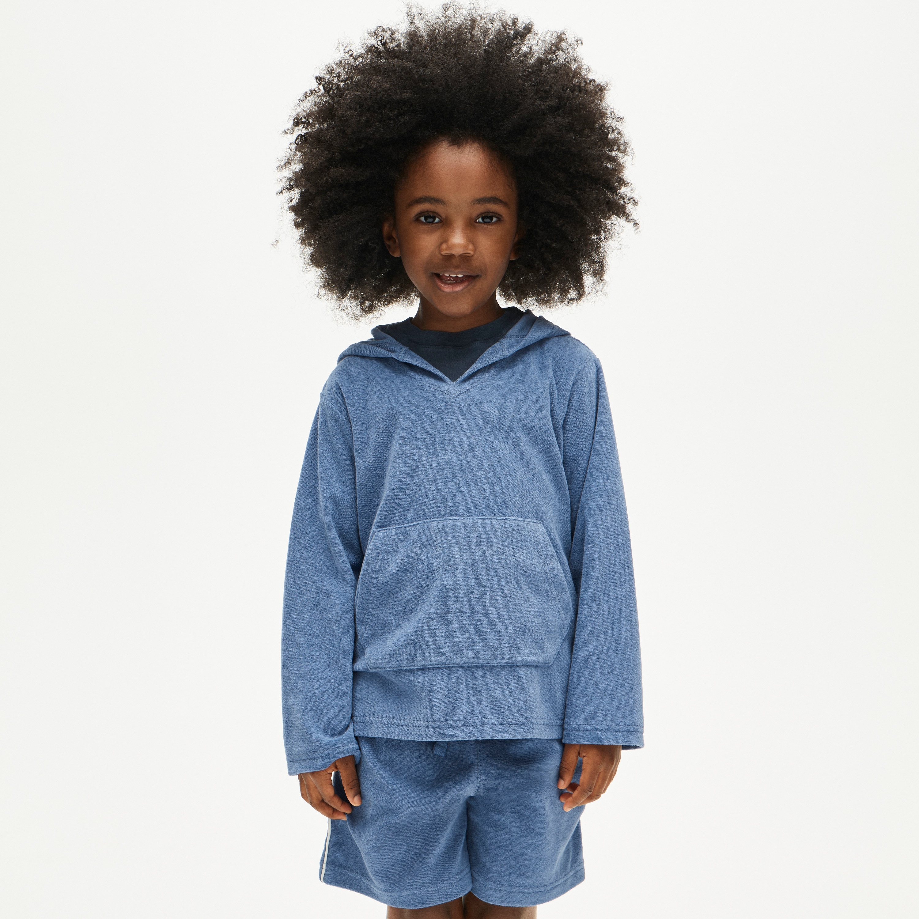 Kids' Hooded Pullover In Towel Terry For Boys | J.Crew