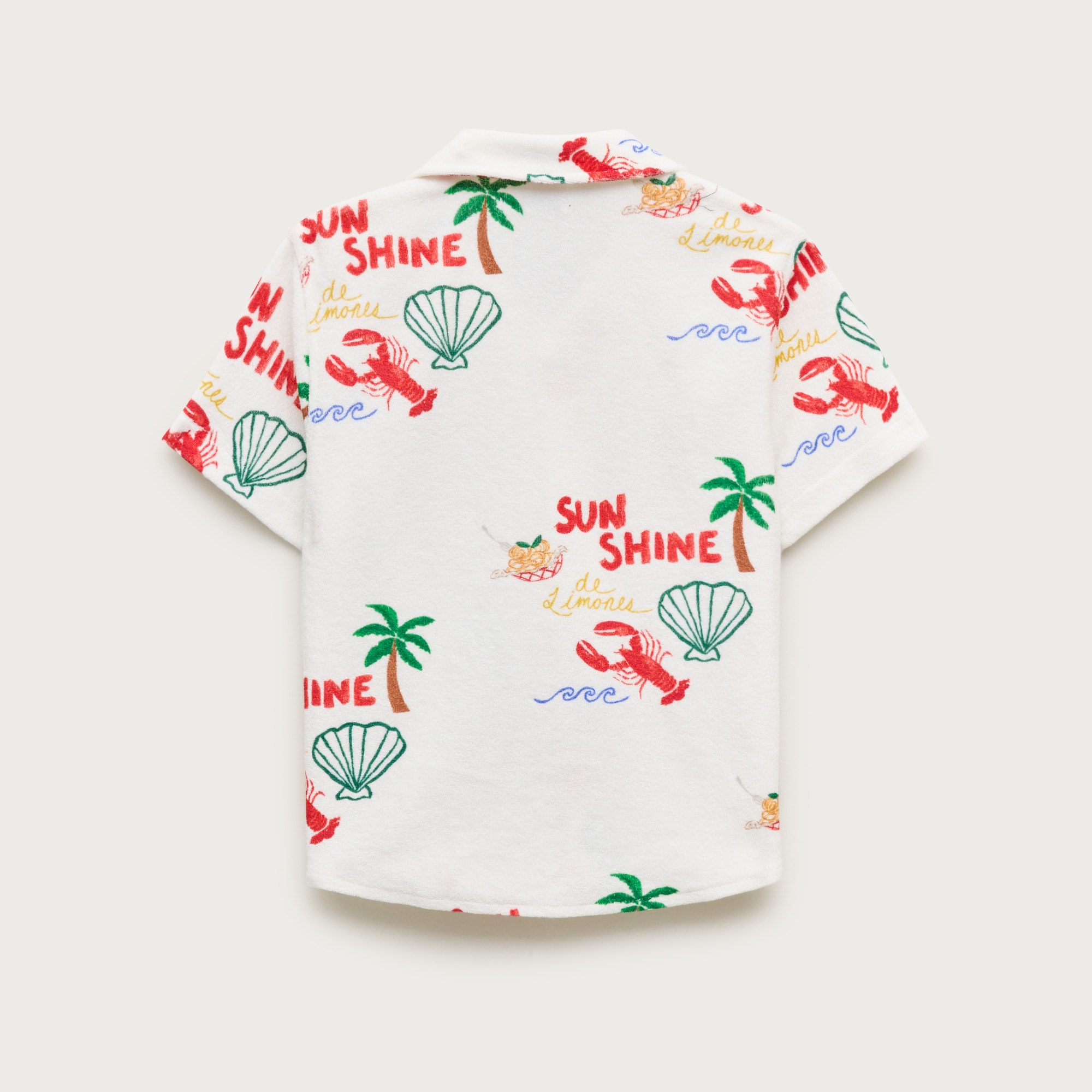 Kids' Towel Terry Shirt In Vacation Print For Boys | J.Crew