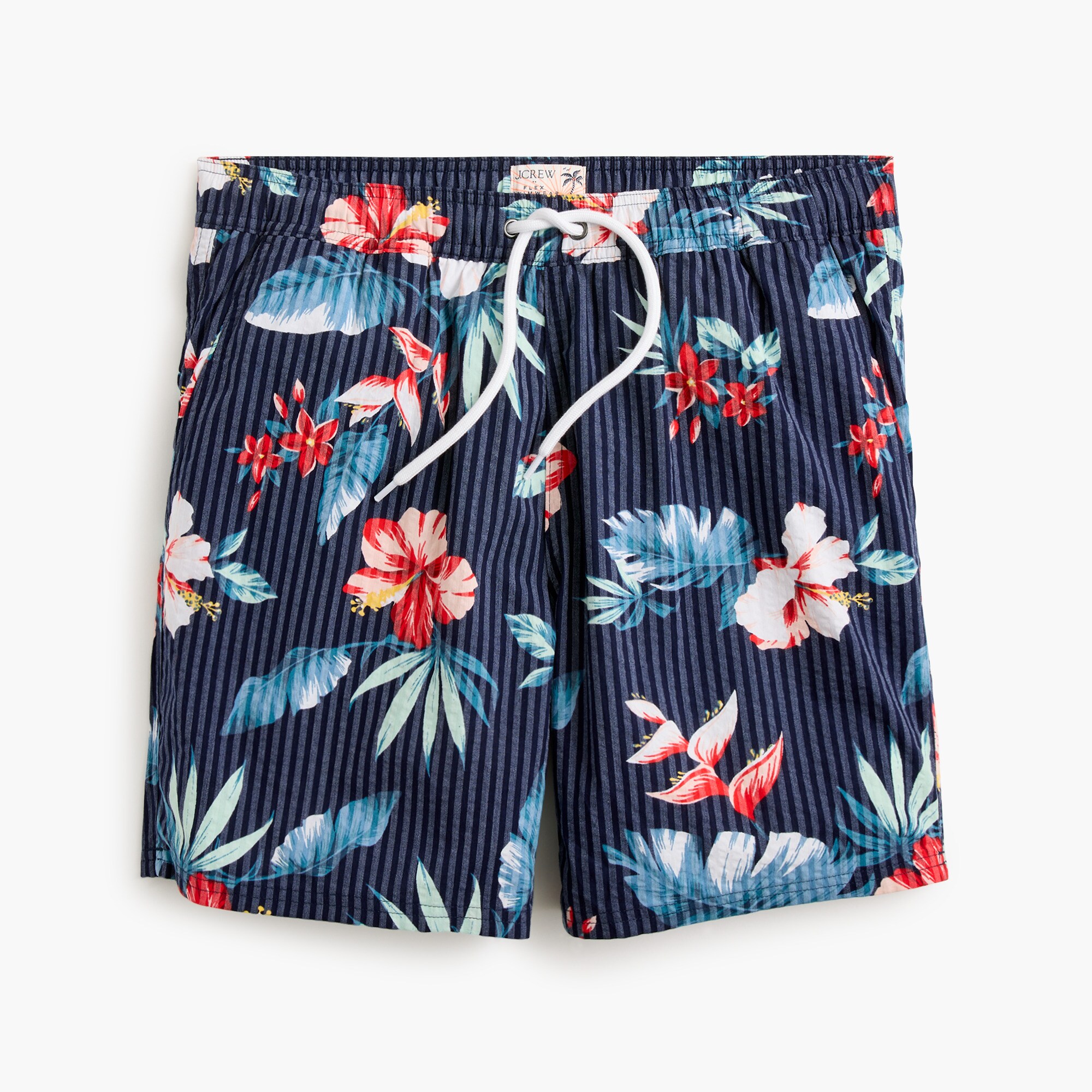 7" mesh-lined swim trunk