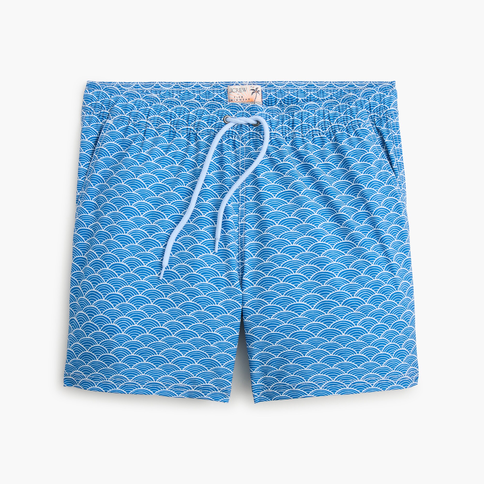 5" compression-lined swim trunk