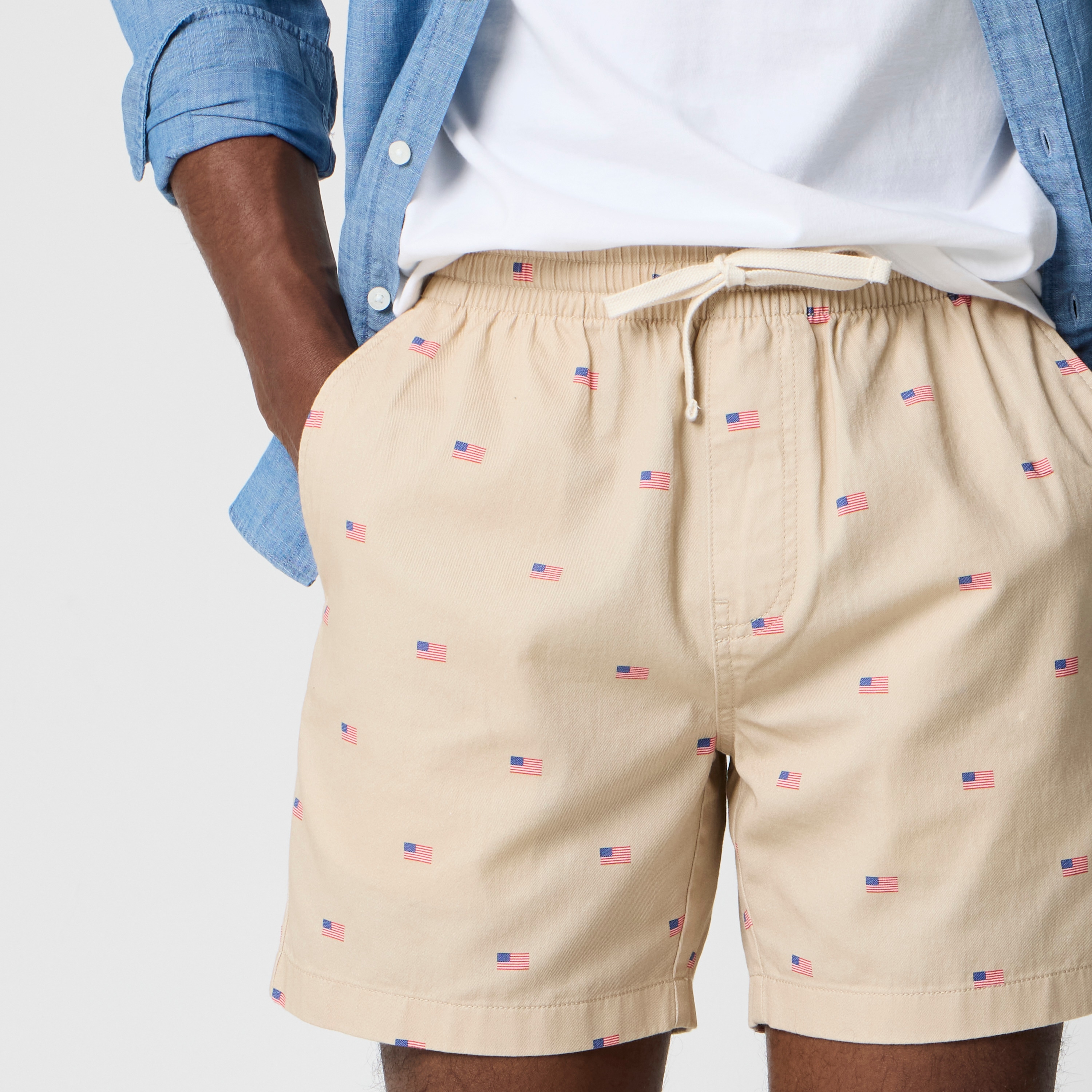 Drawstring flag dock short - image 2