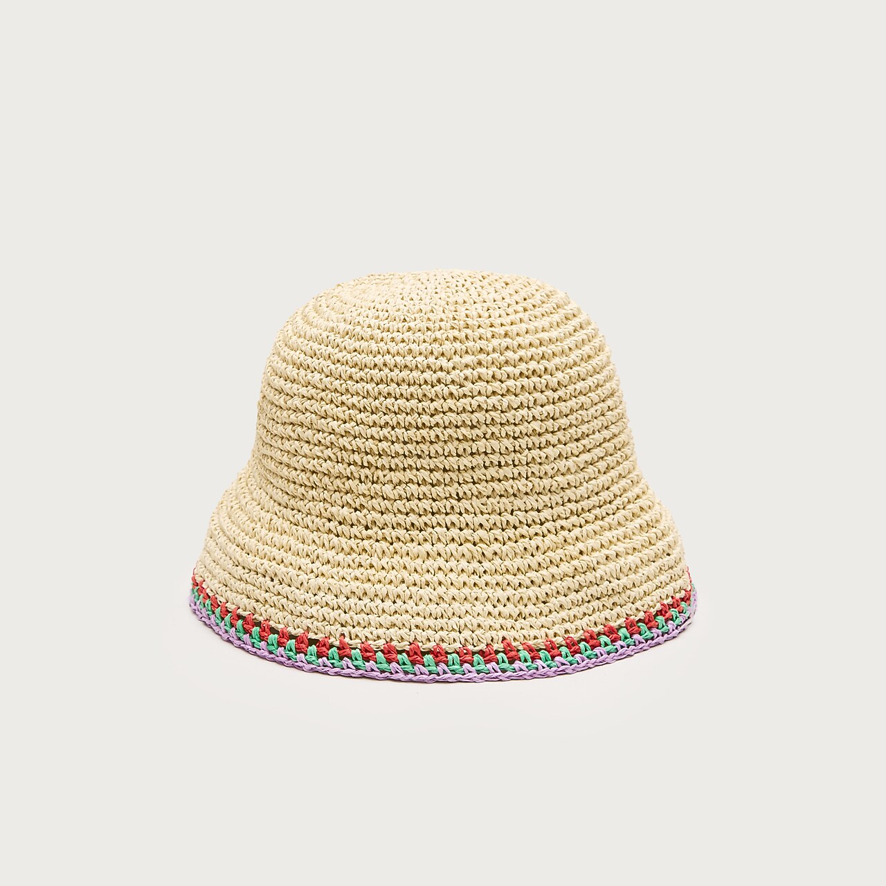 Wide-brim Raffia Bucket Hat For Women | J.Crew