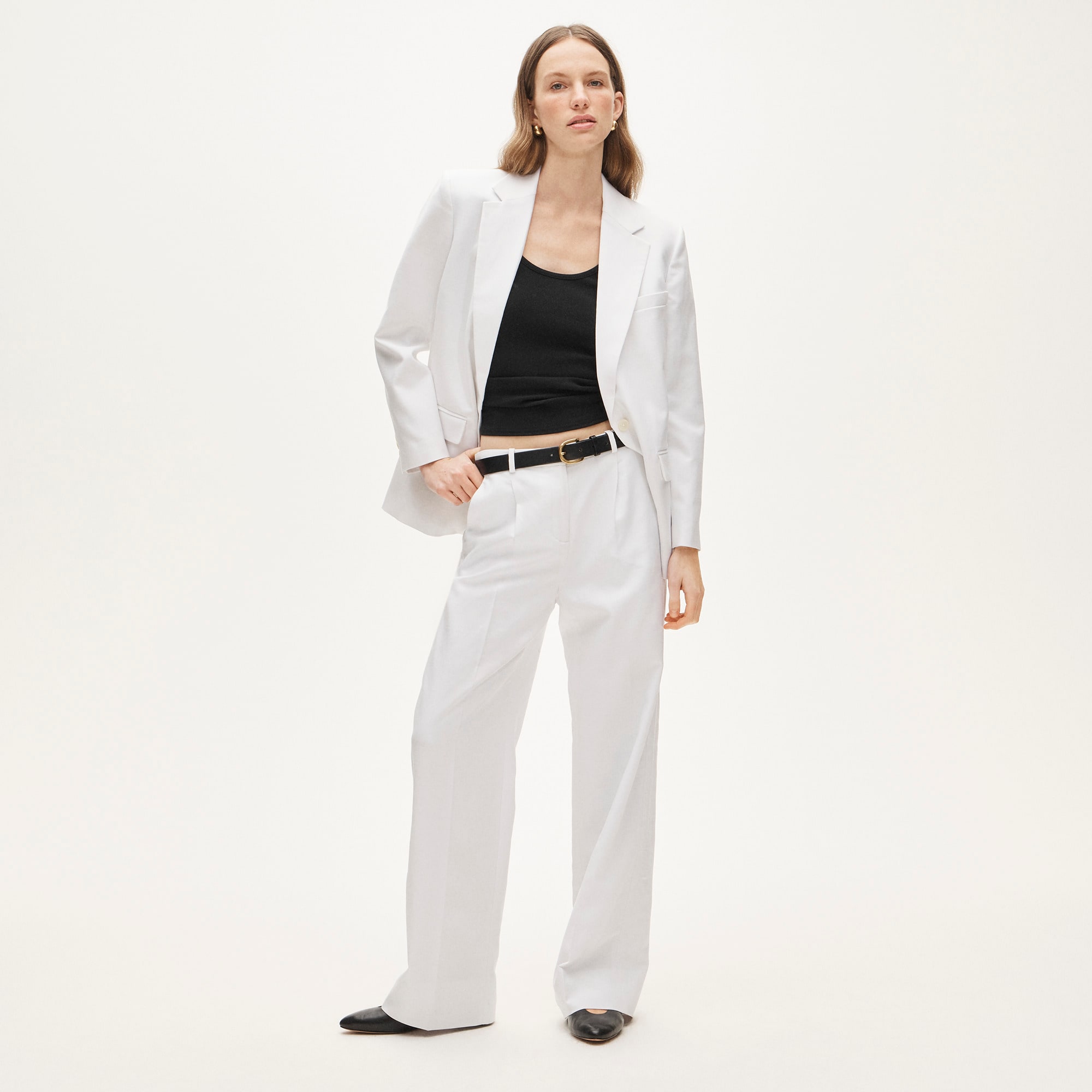 Gamine blazer in Gramercy linen blend - image 3
