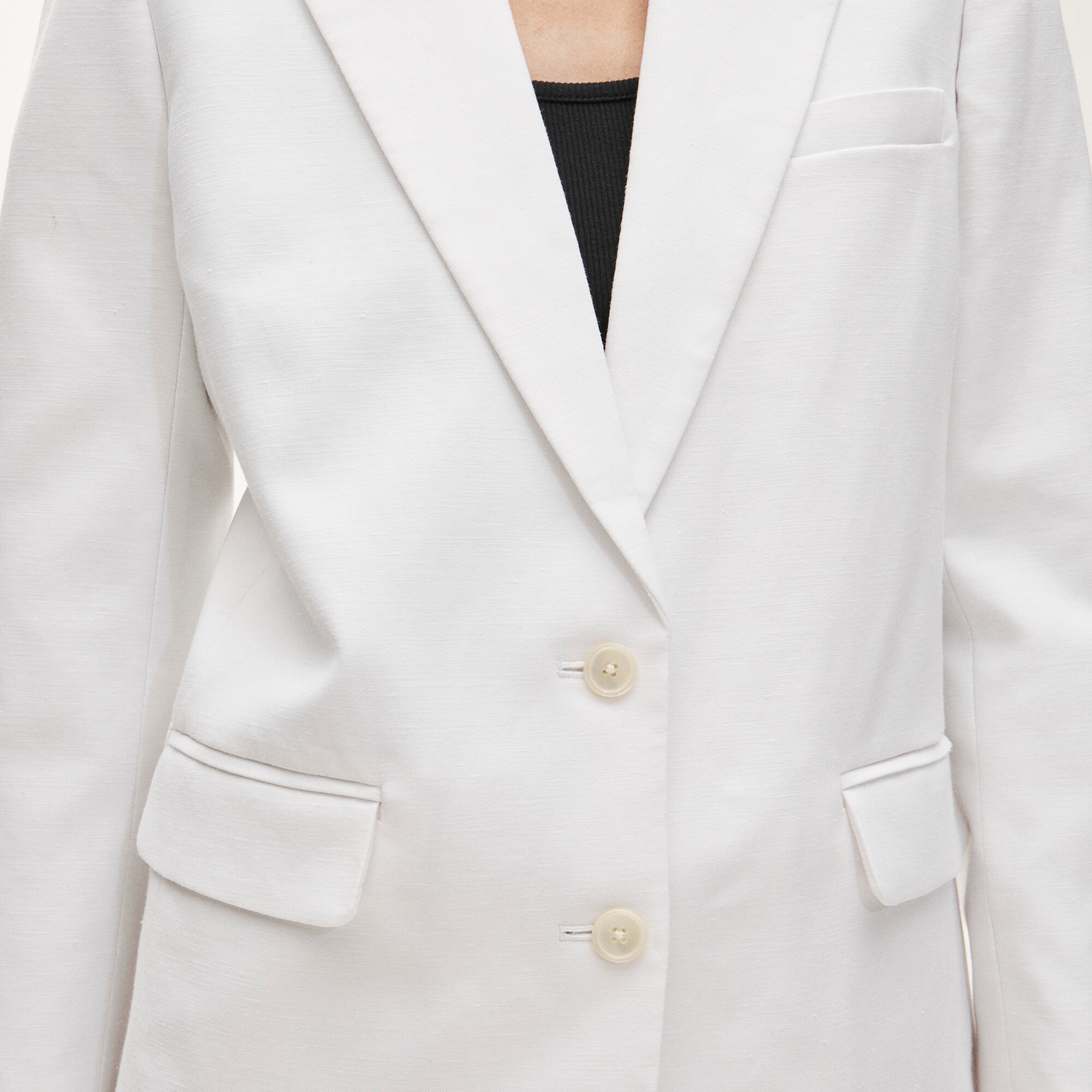 Gamine blazer in Gramercy linen blend