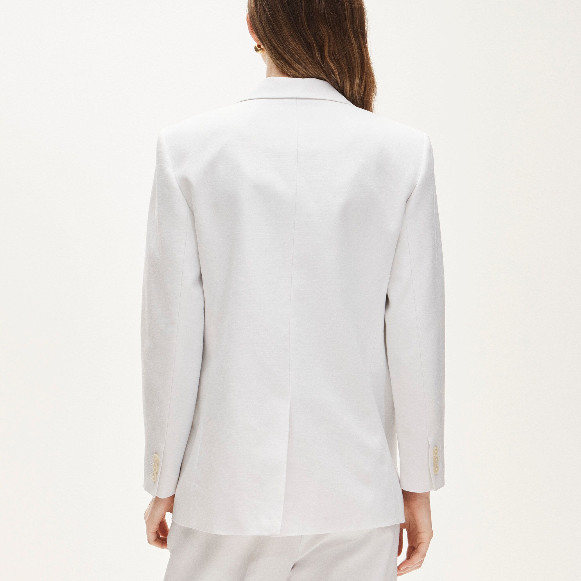 Gamine blazer in Gramercy linen blend
