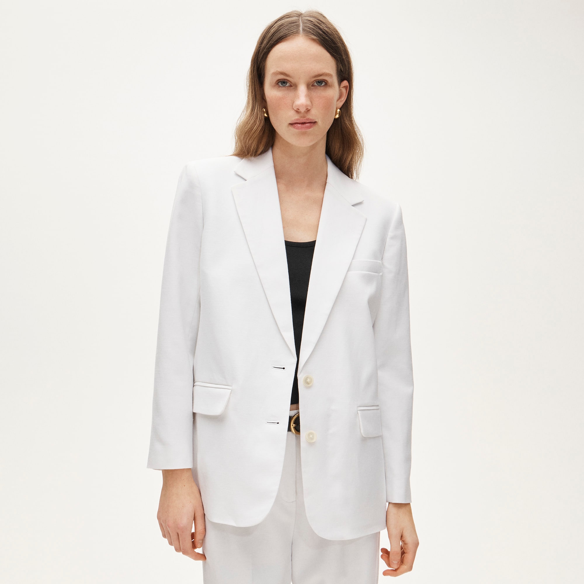 Gamine blazer in Gramercy linen blend - image 2