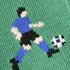 Soccer player socks THATCHER GREEN