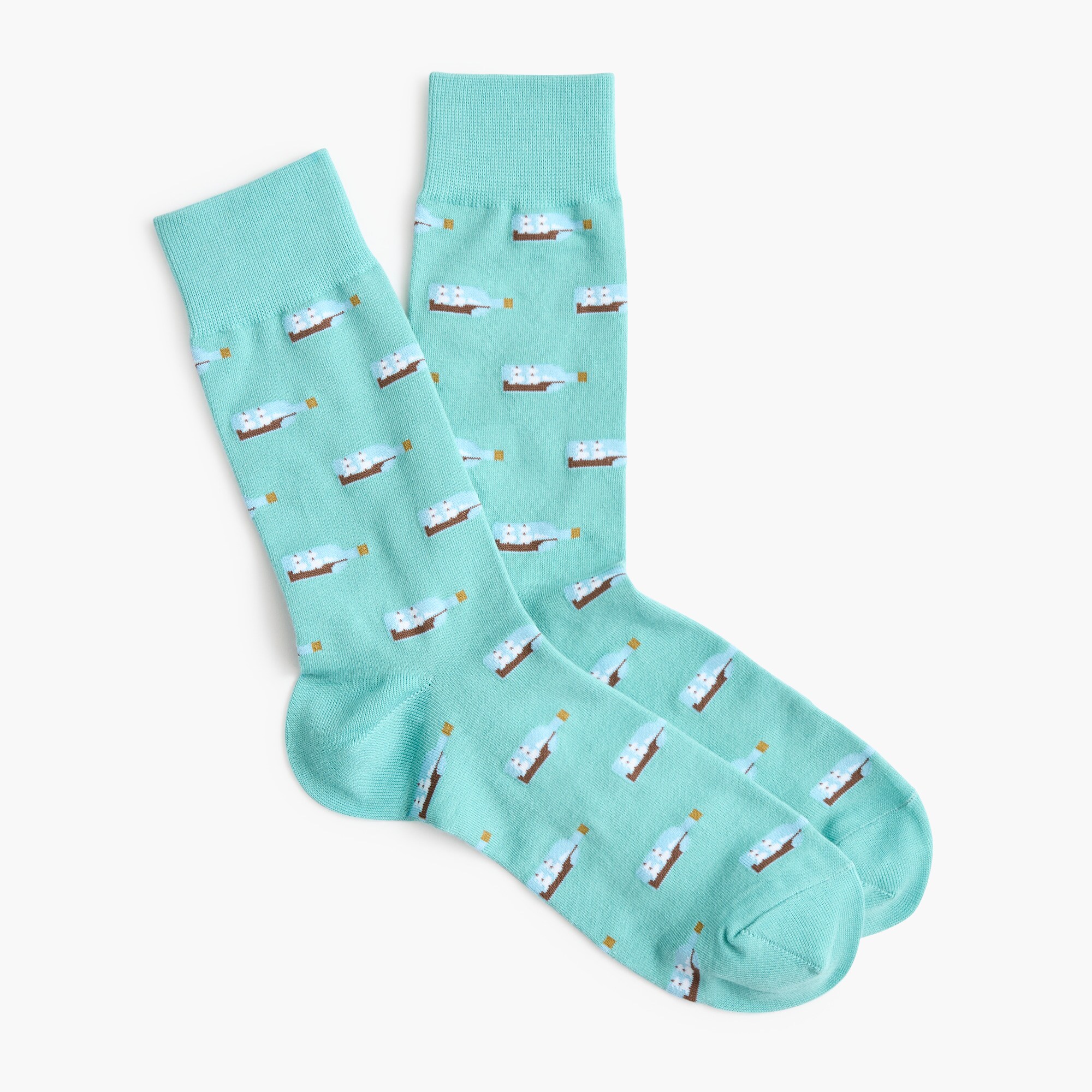 Ship in a bottle socks