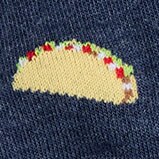 Shark eating pizza socks NAVY