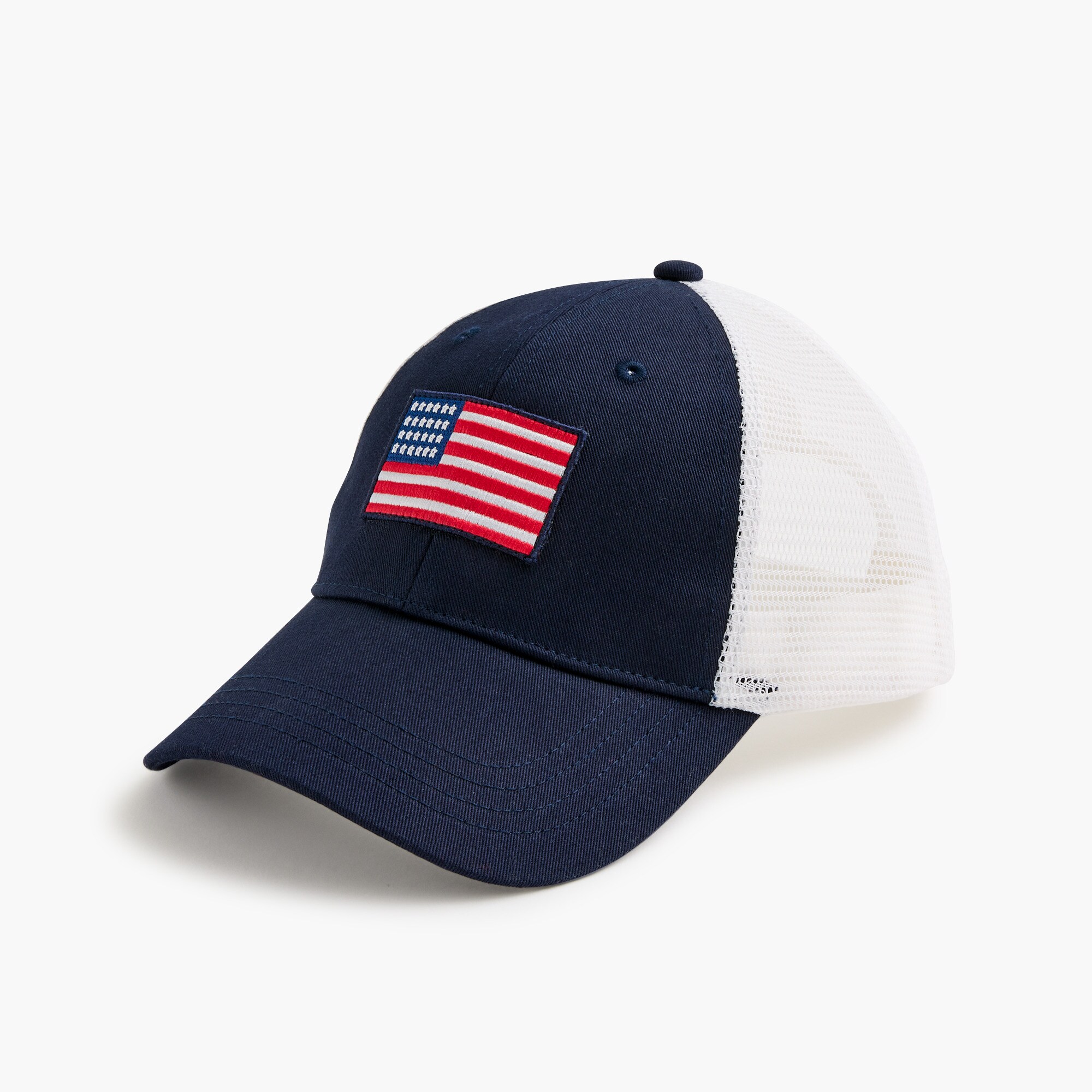 flag trucker hat for men