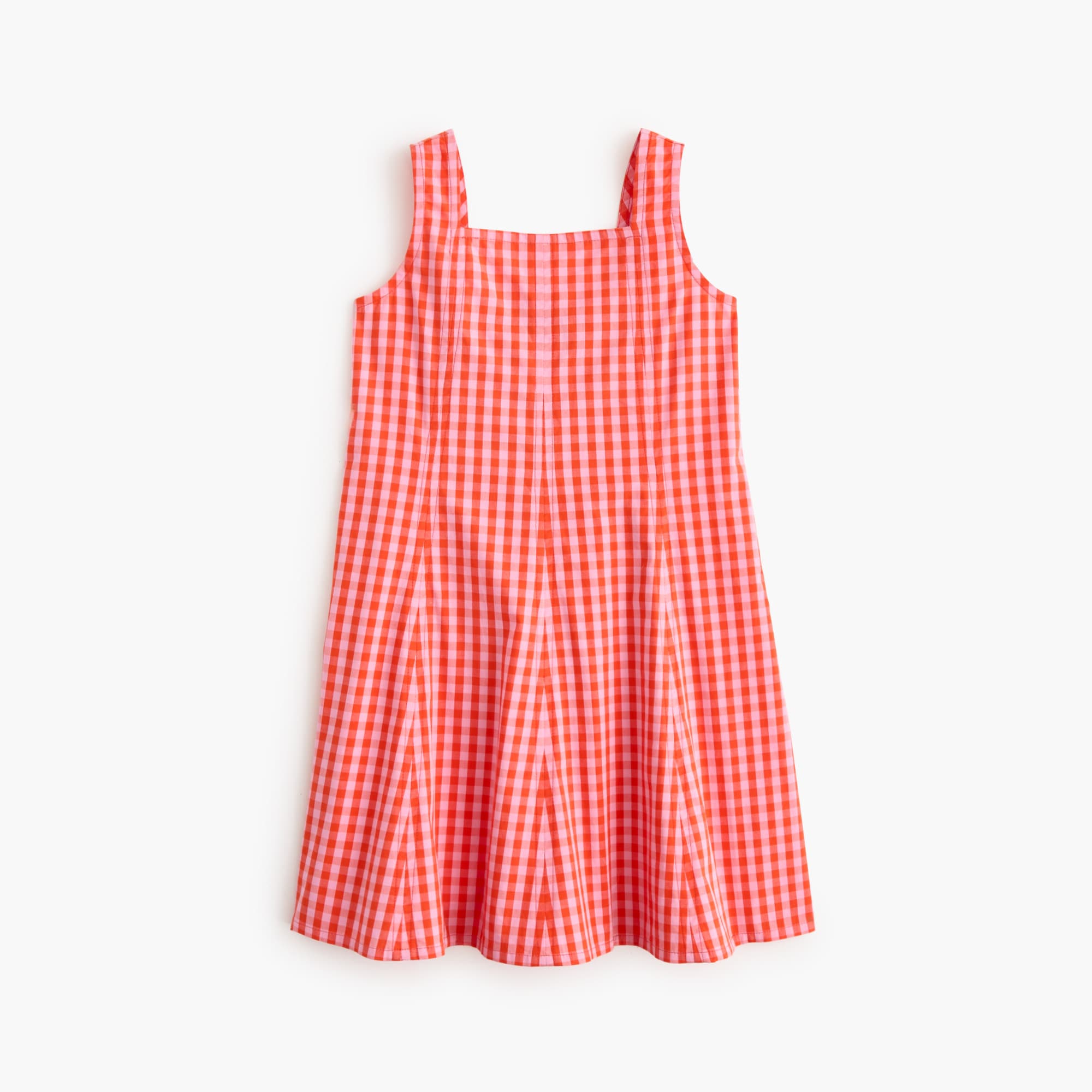 girls gingham dress Liz Midi length with stretch fabric and hidden pockets Girls' Gingham Mini Dress (Red