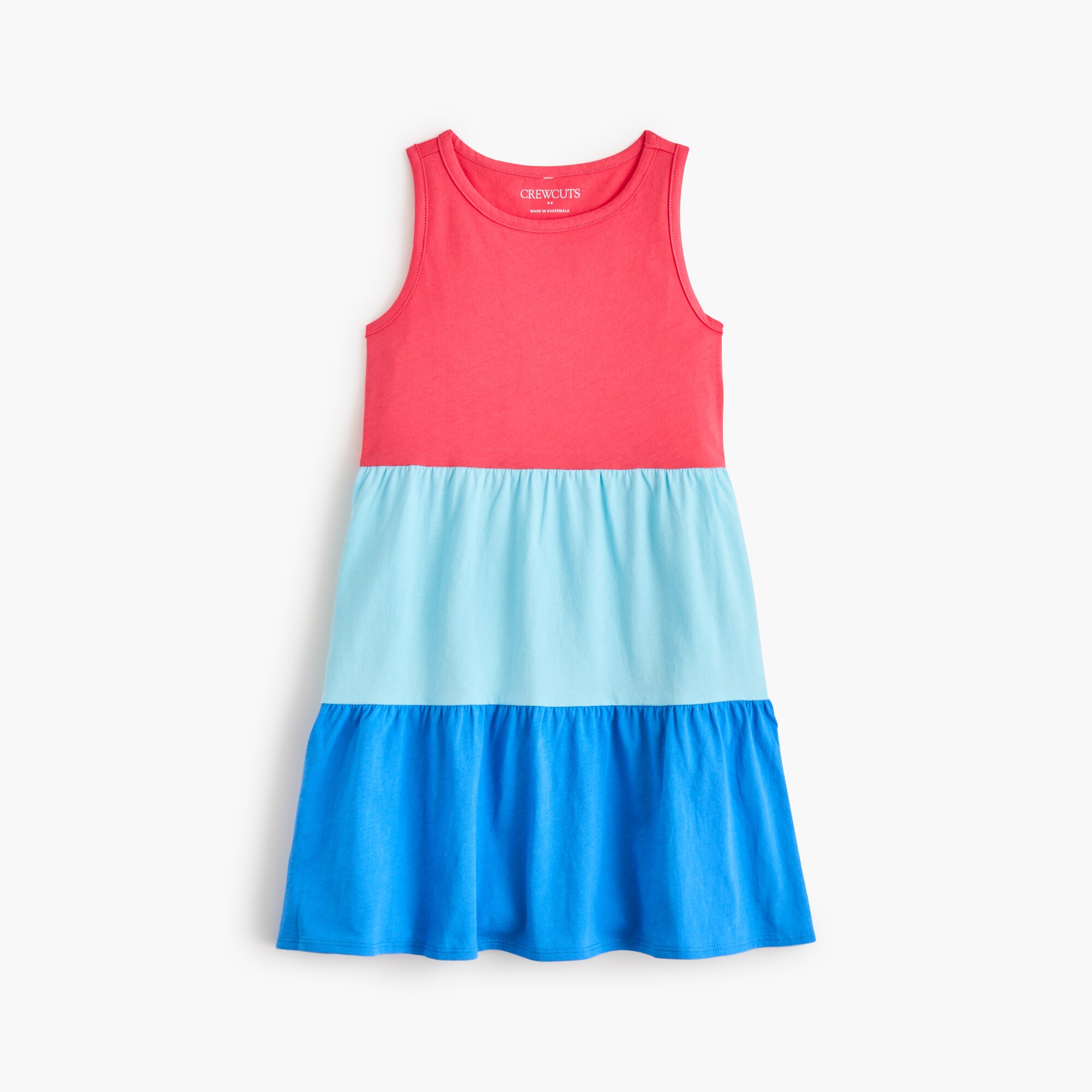 girls' colorblock knit tank dress for girls