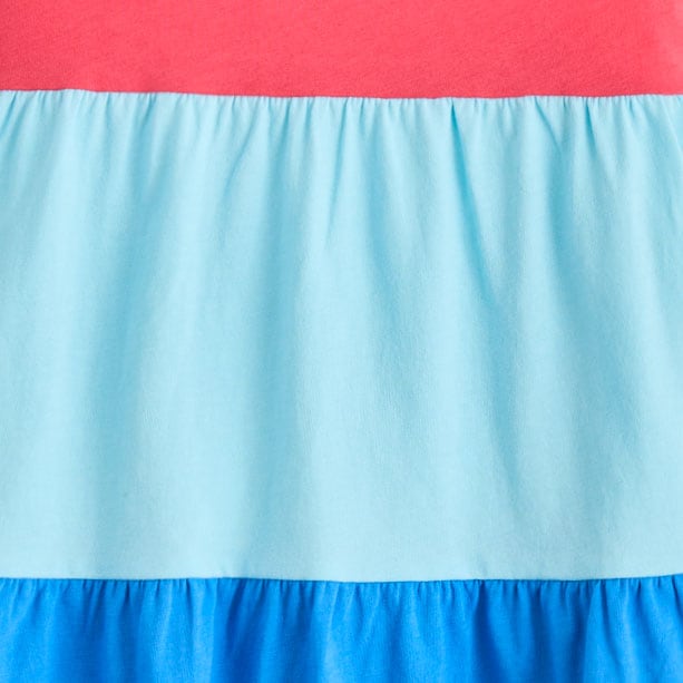 Girls' knit striped tank dress AMERICANA COLORBLOCK