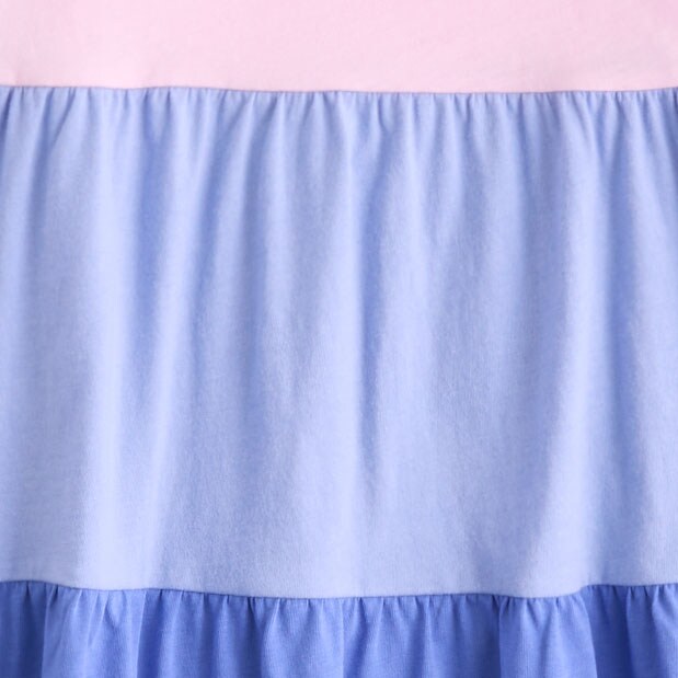 Girls' colorblock knit tank dress LAVENDER COLORBLOCK