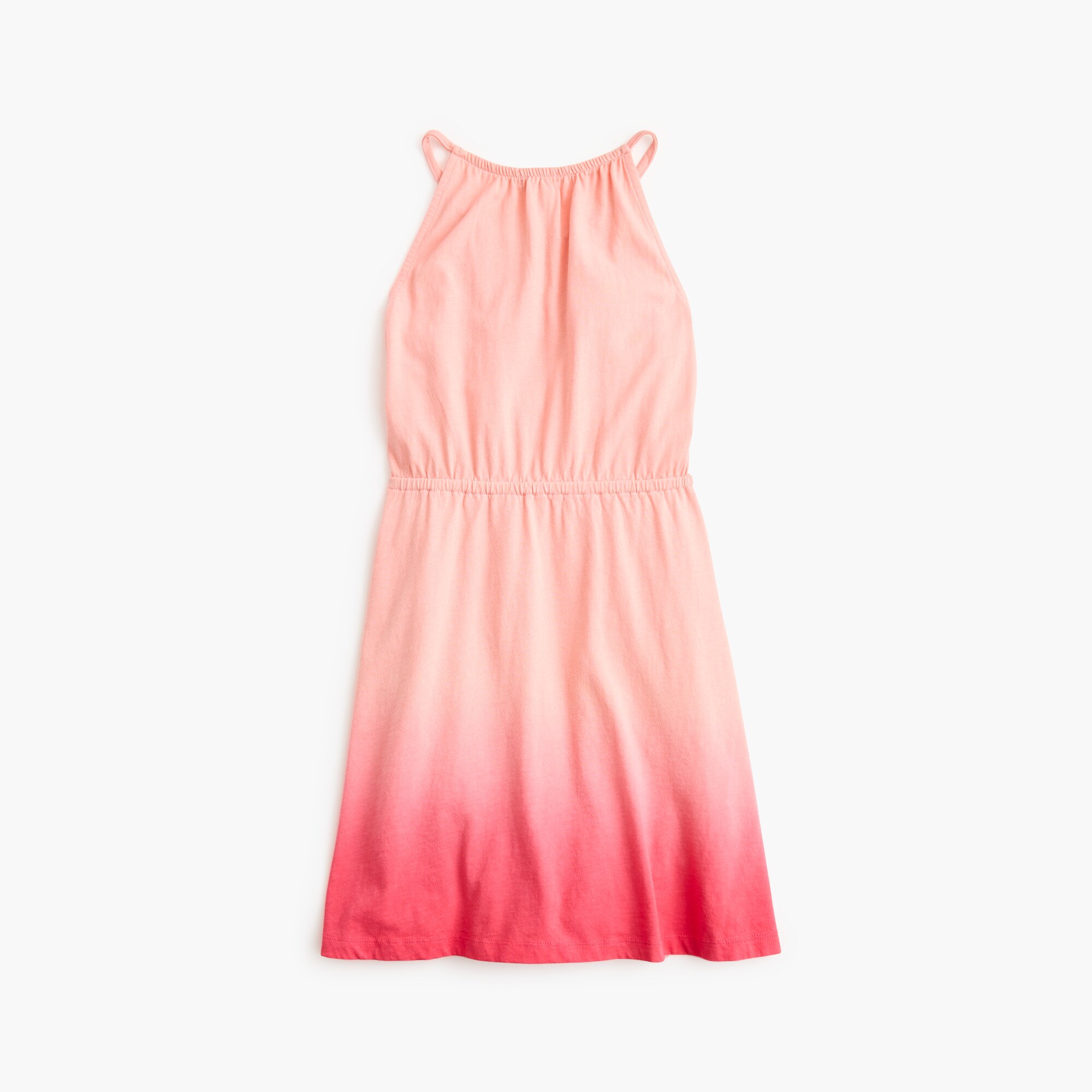 Girls' knit ombré dress