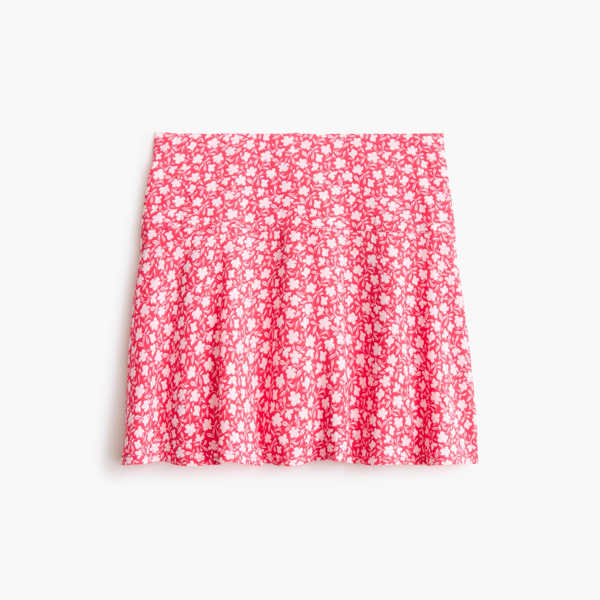 Girls' floral skort