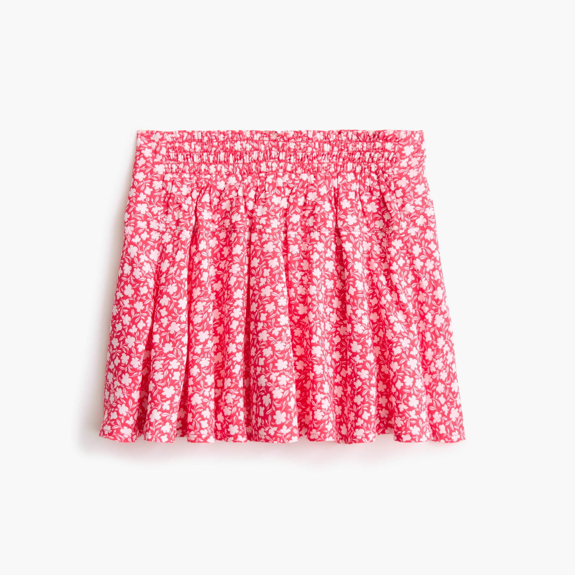 Girls' floral skort