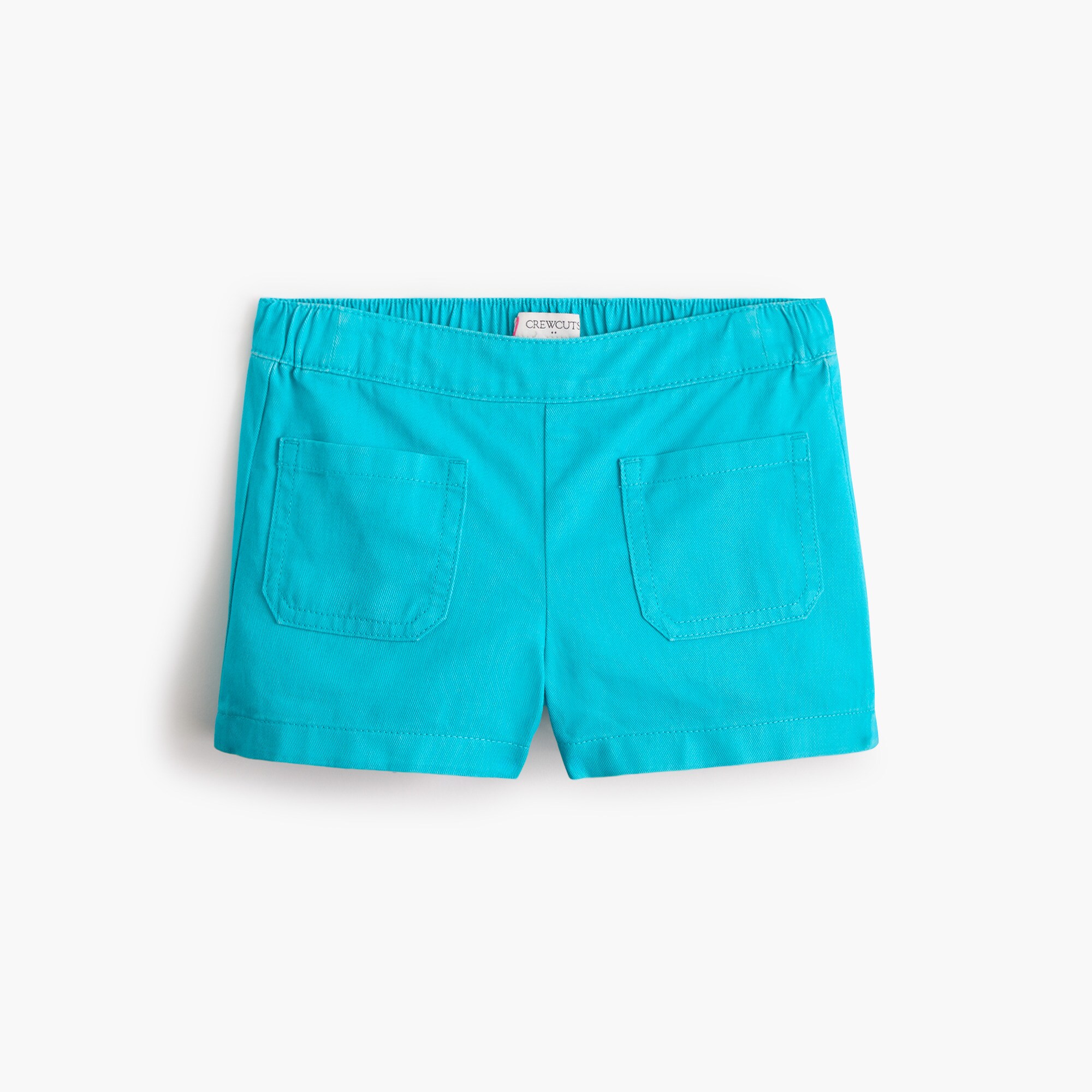 Girls' patch-pocket pull-on short