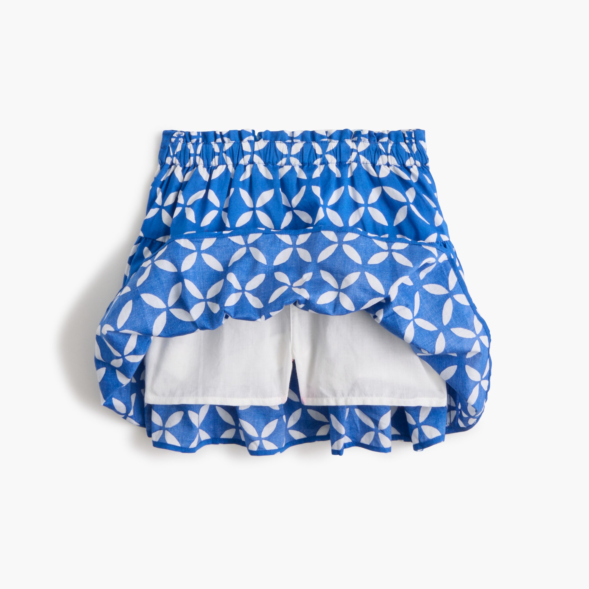 Girls' ruffle skort