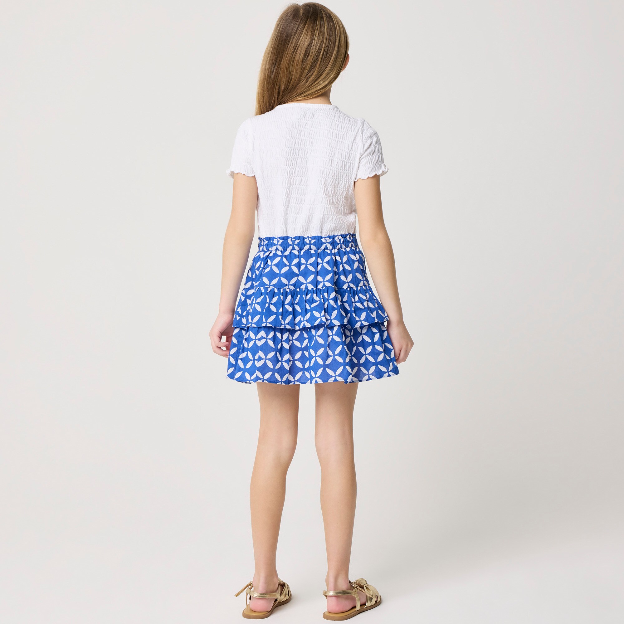 Girls' ruffle skort