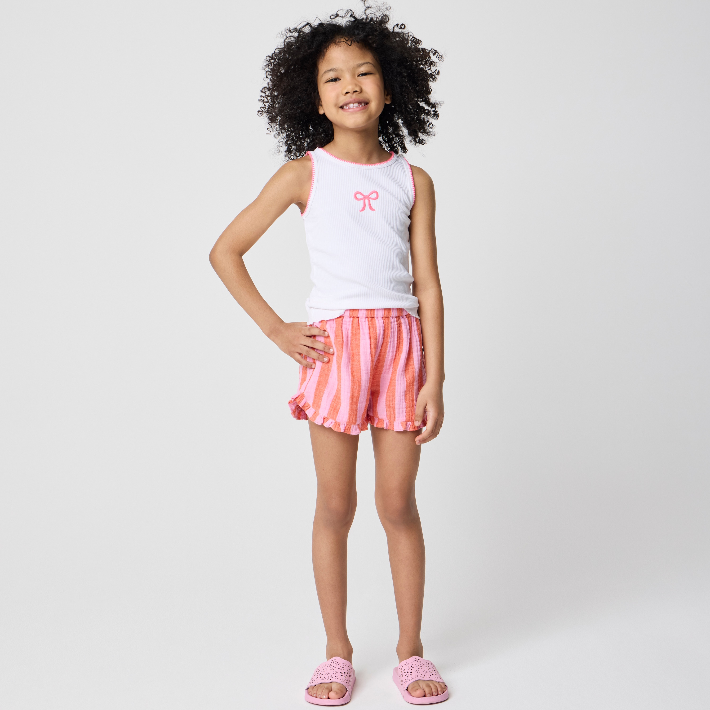 Girls' gauze short