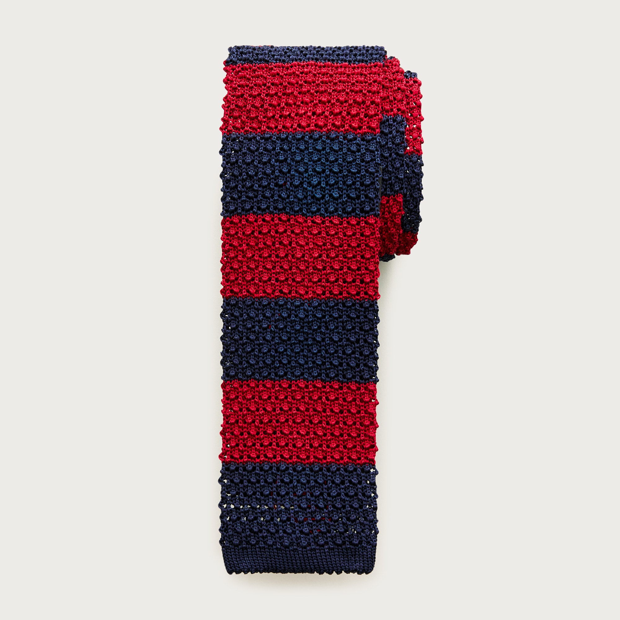 Italian silk knit tie in stripe from J.Crew - $100