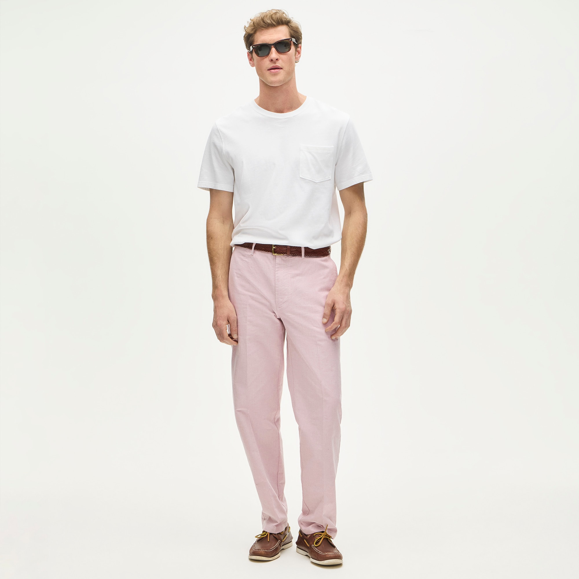 Classic-fit oxford creased trouser