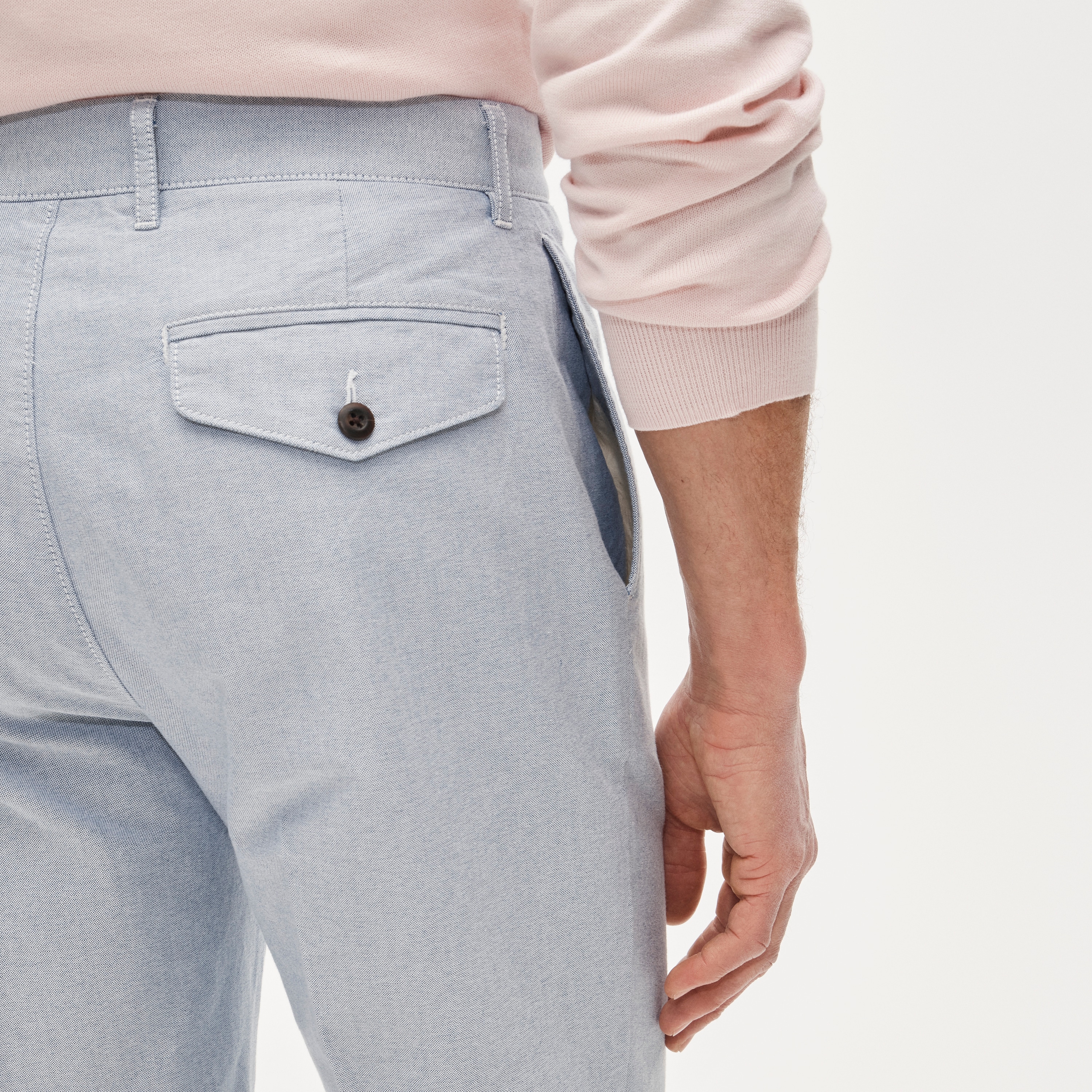 Classic-fit oxford creased trouser