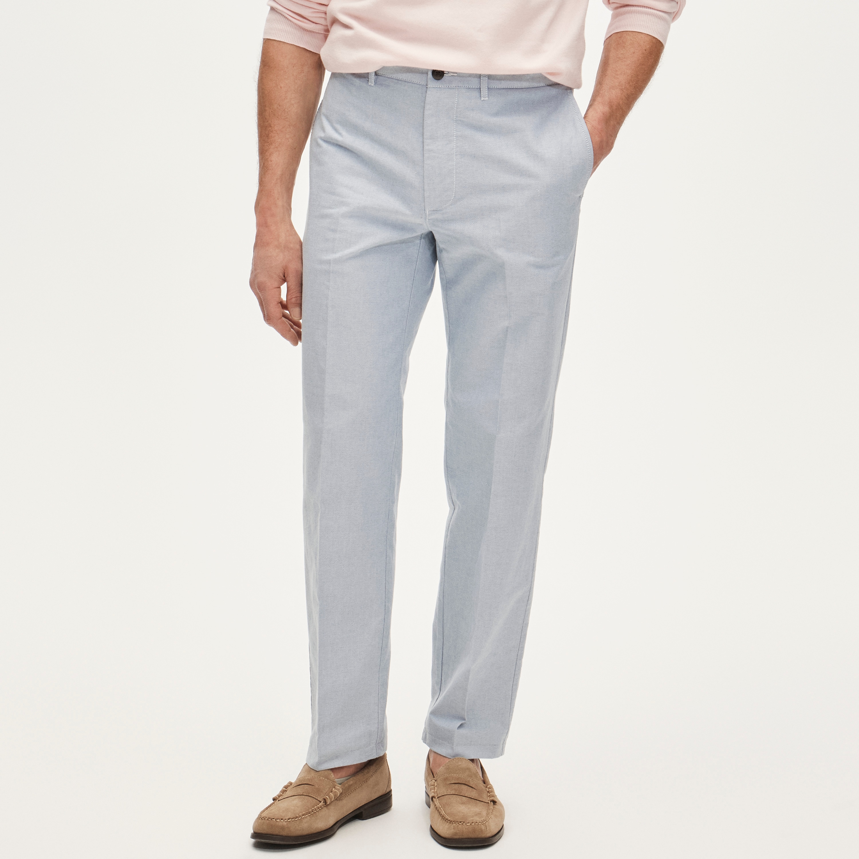 Classic-fit oxford creased trouser