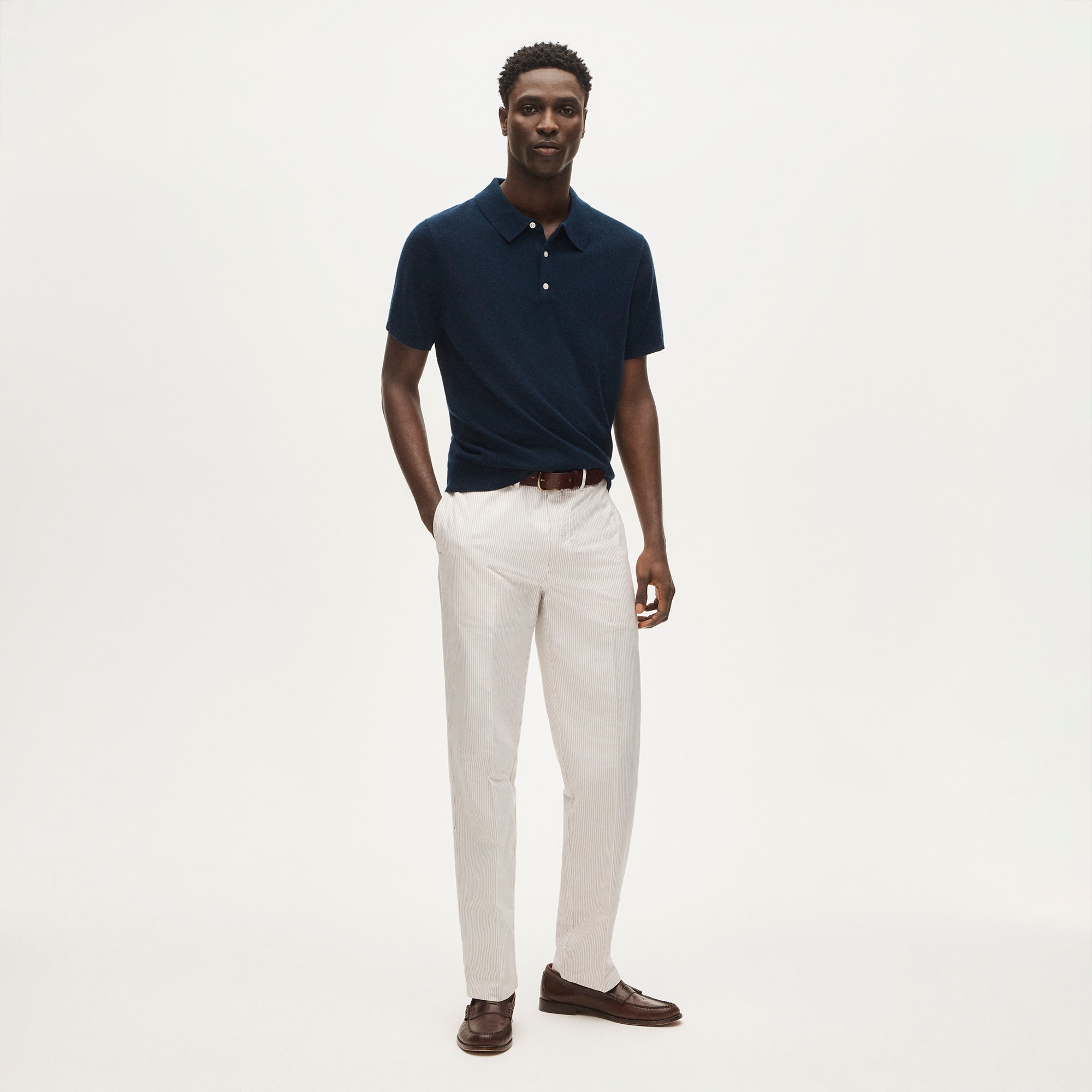 Classic-fit Oxford Creased Trouser For Men | J.Crew
