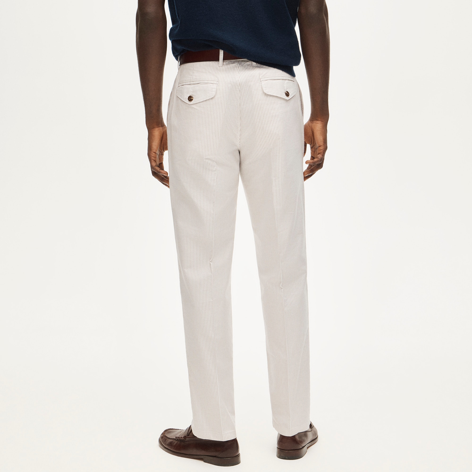 Classic-fit Oxford Creased Trouser For Men | J.Crew