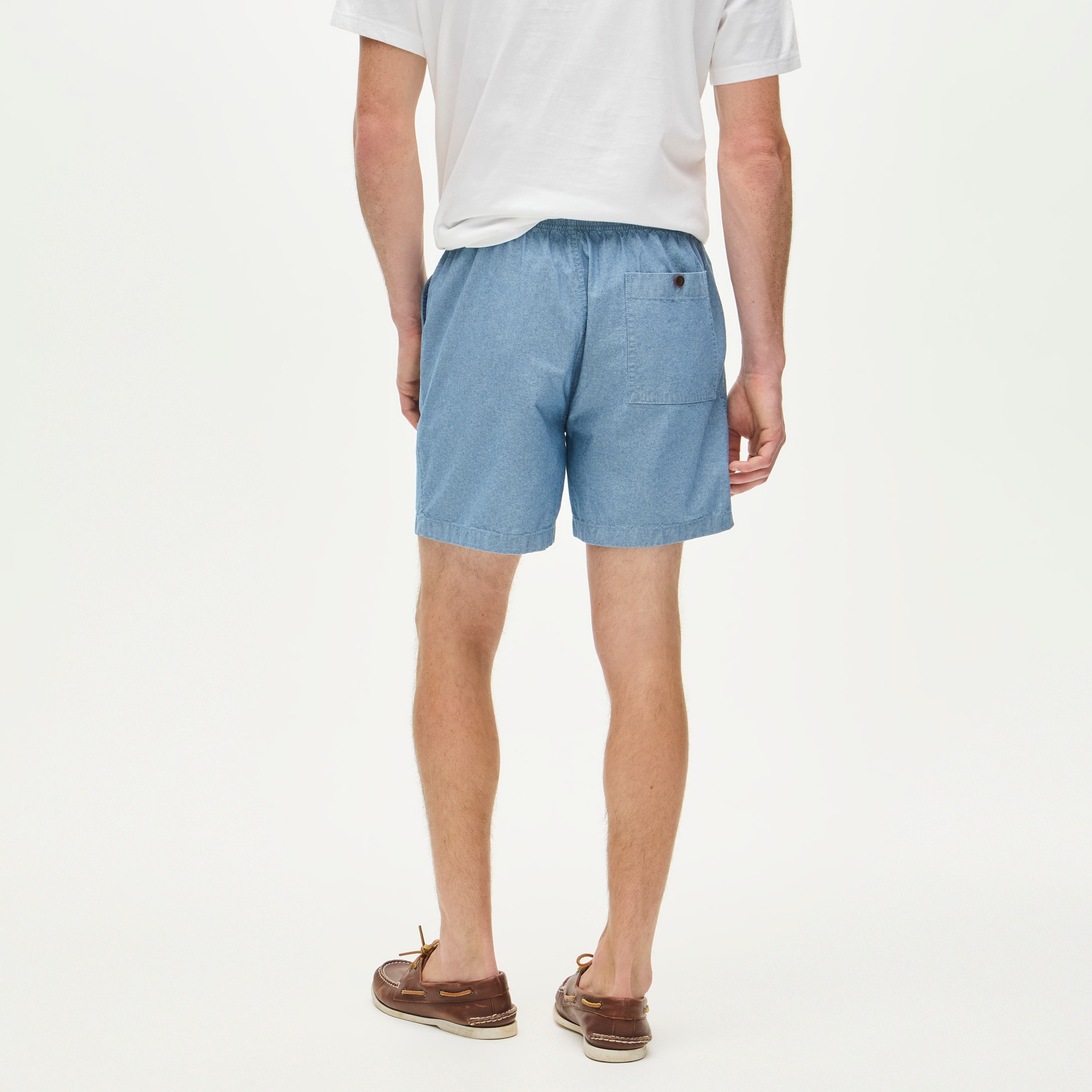 5.5" Pier short in chambray