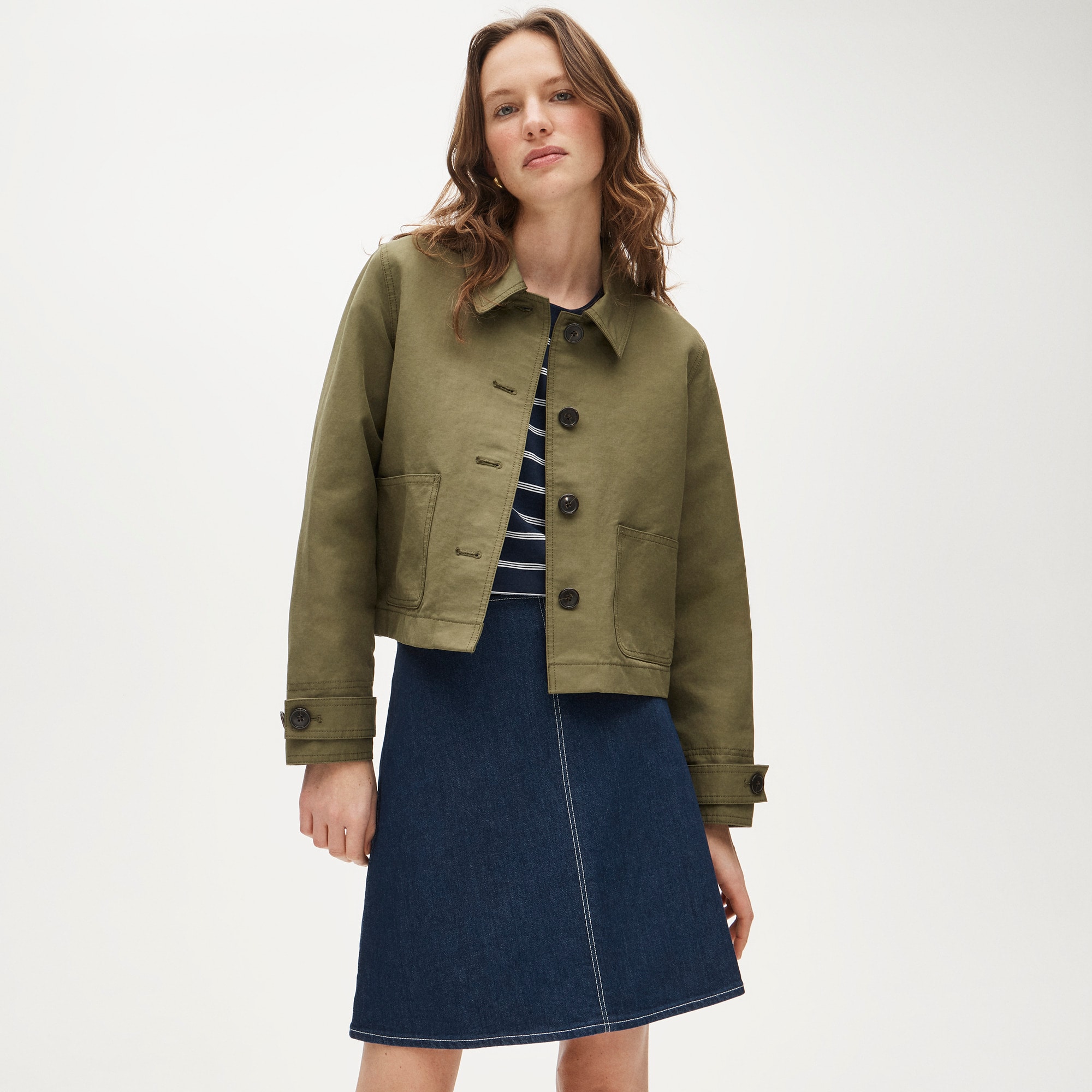 womens Short Barn Jacket&trade; in chino