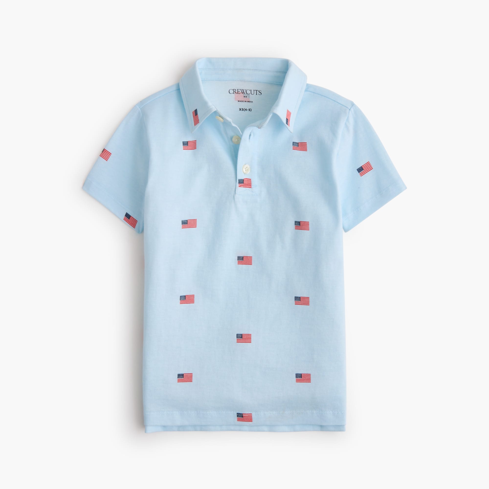Boys' flag polo shirt