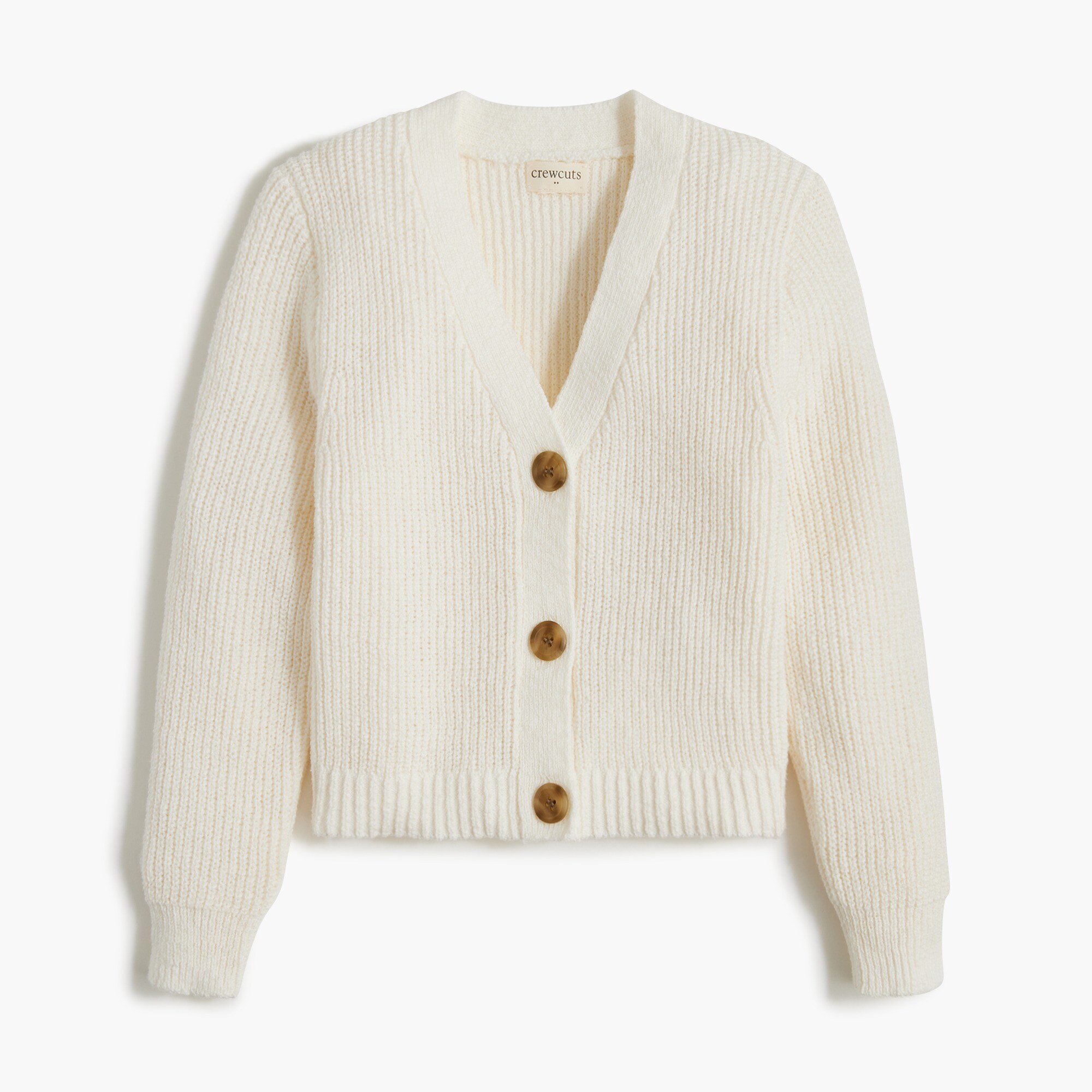 girls Girls' relaxed cardigan sweater