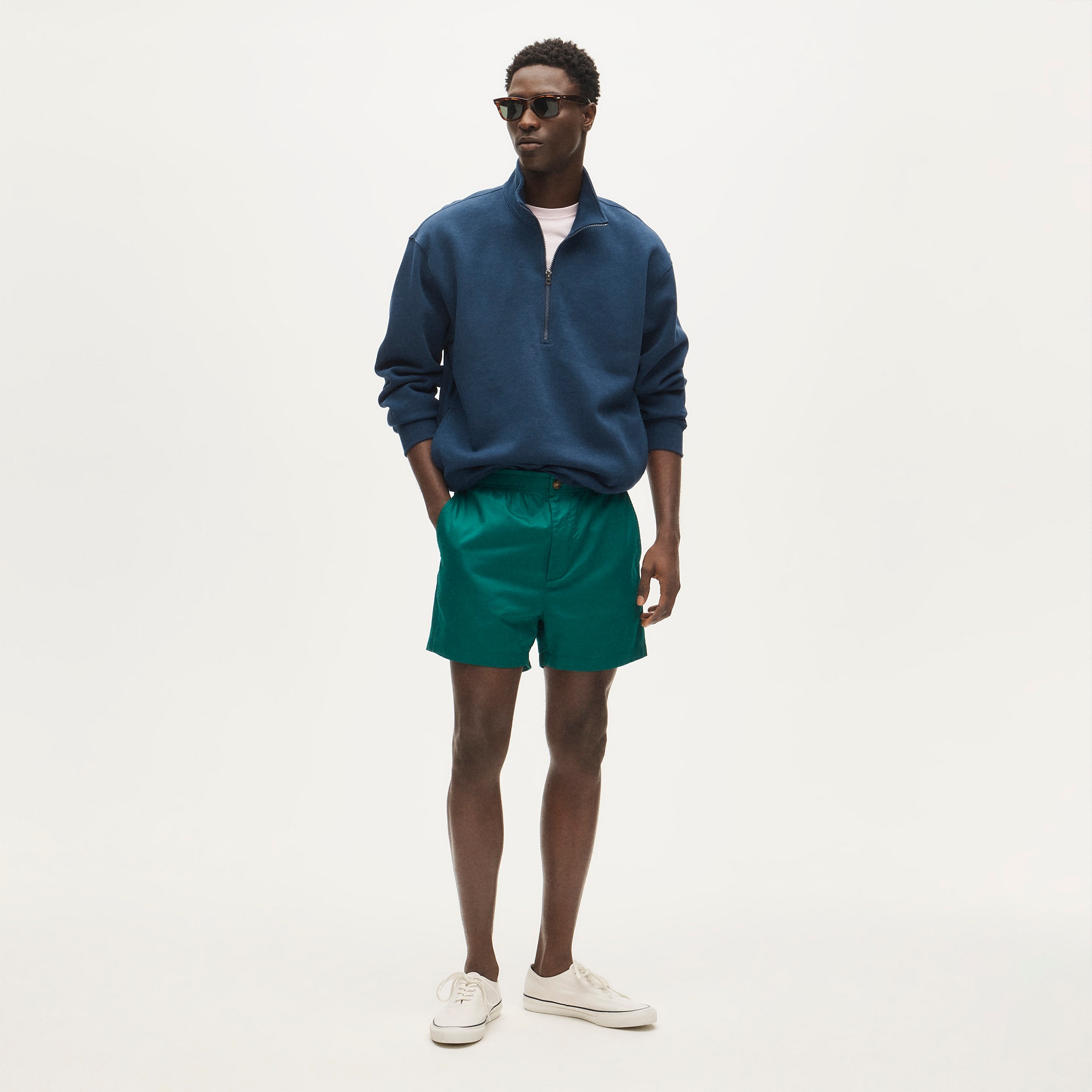 4" lightweight chino drawstring short