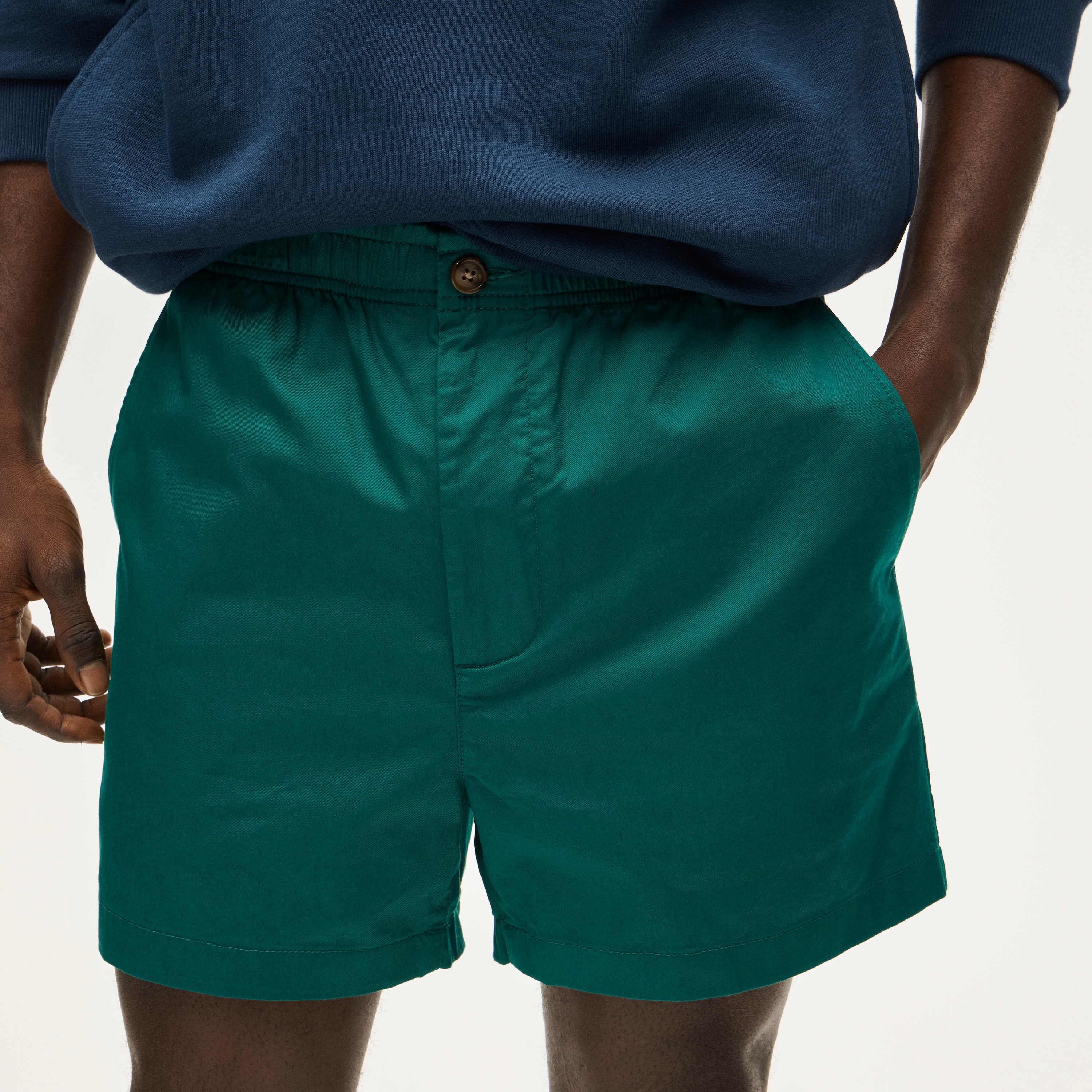 4" lightweight chino drawstring short