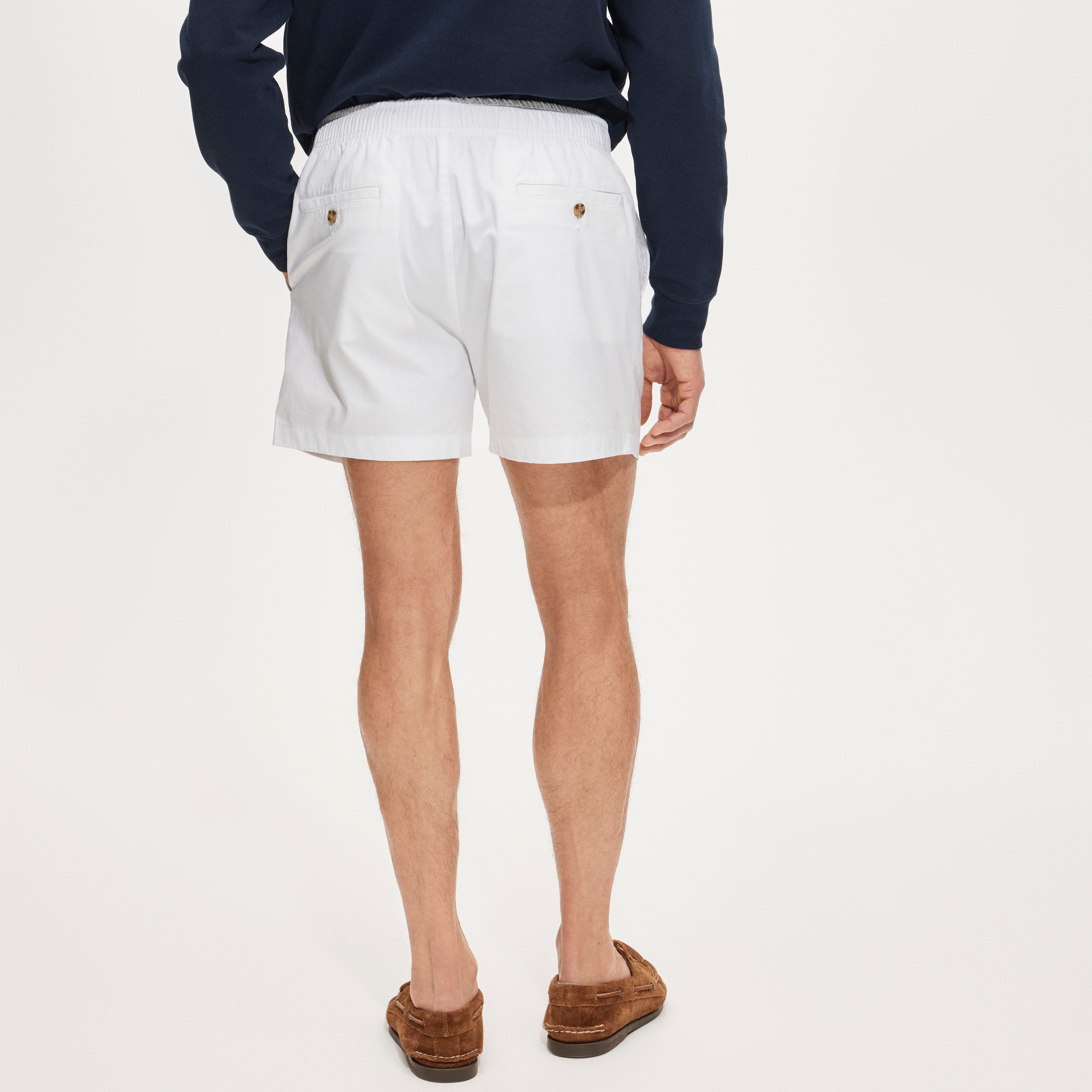 4" lightweight chino drawstring short