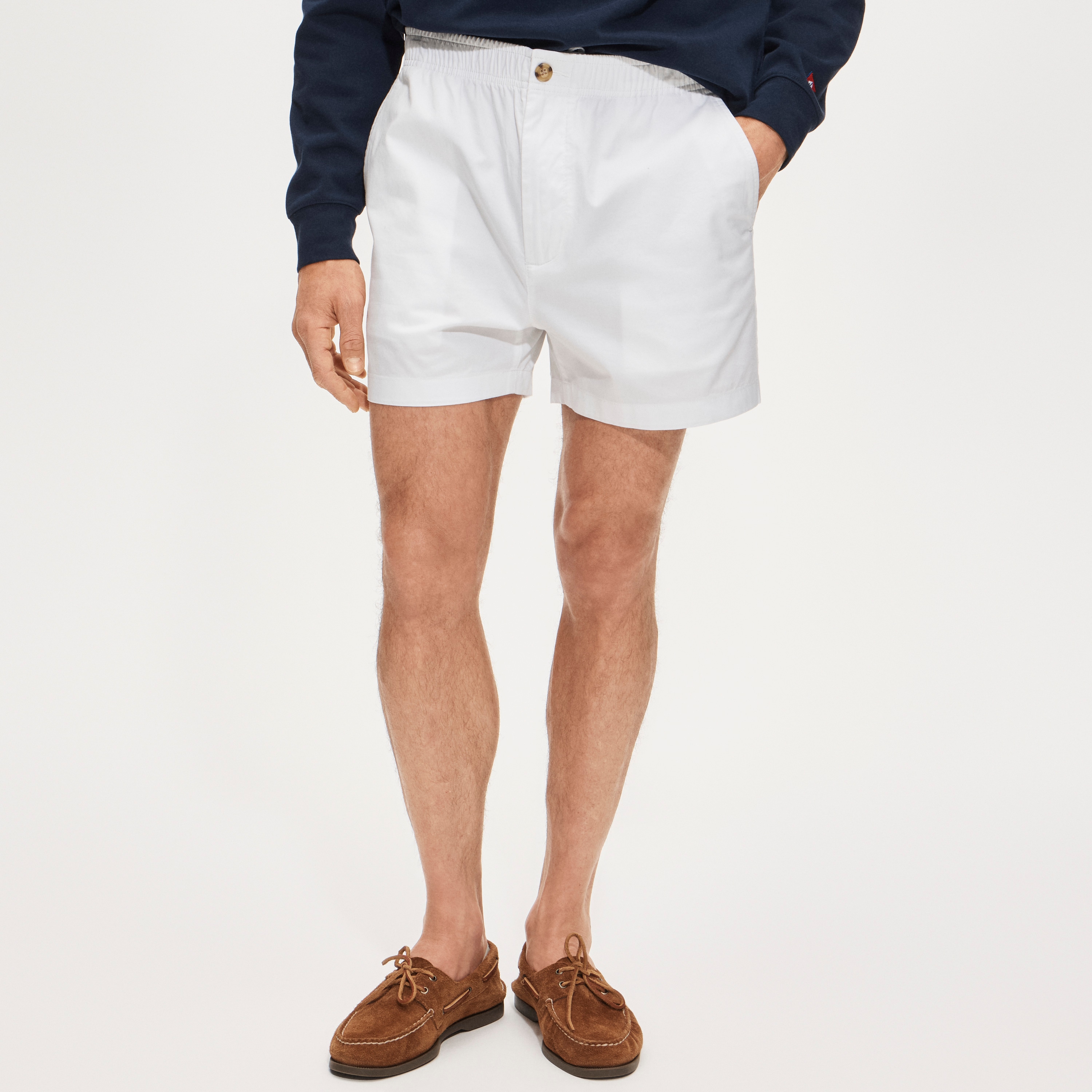 4" lightweight chino drawstring short