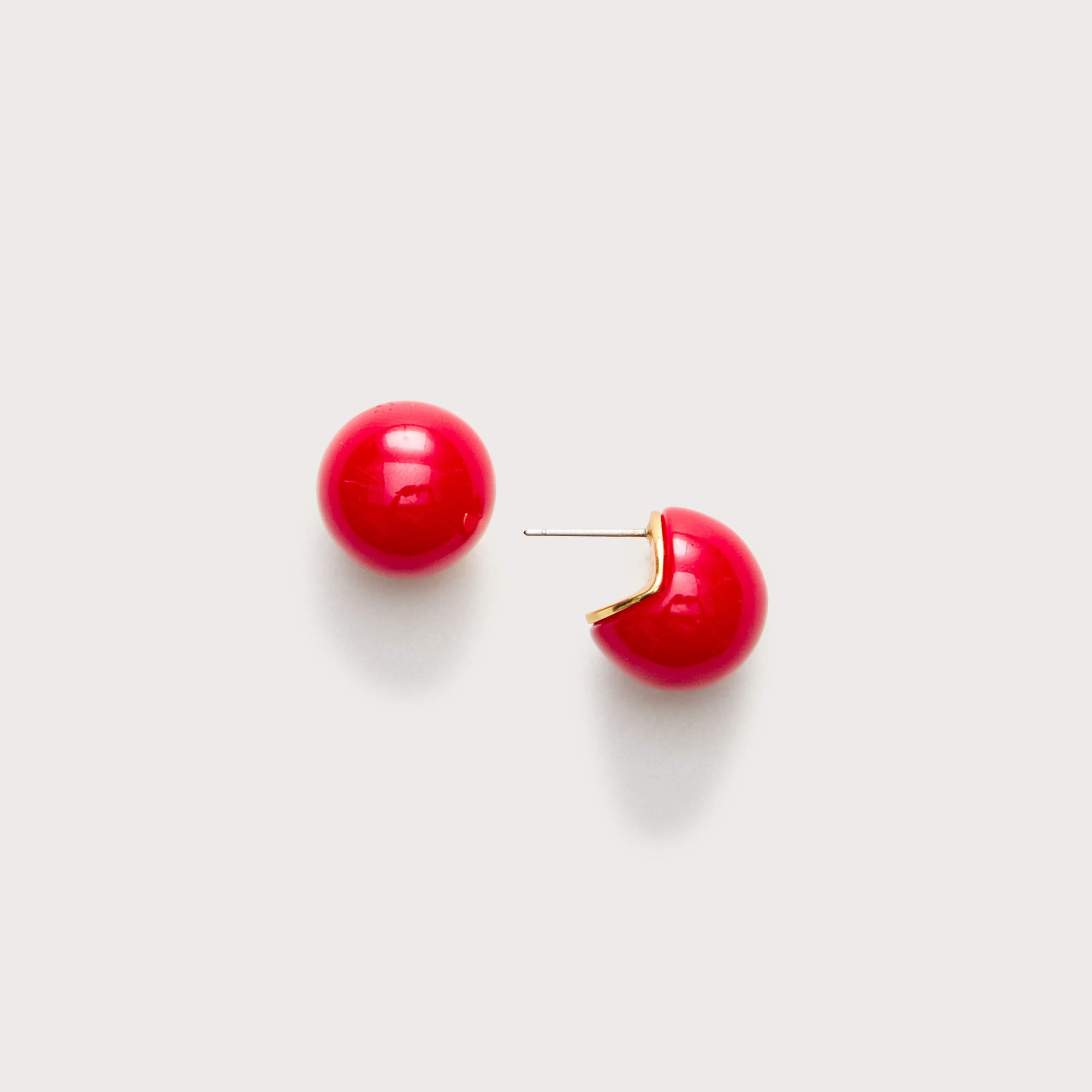 Enamel bubble earrings from J.Crew - $29.50