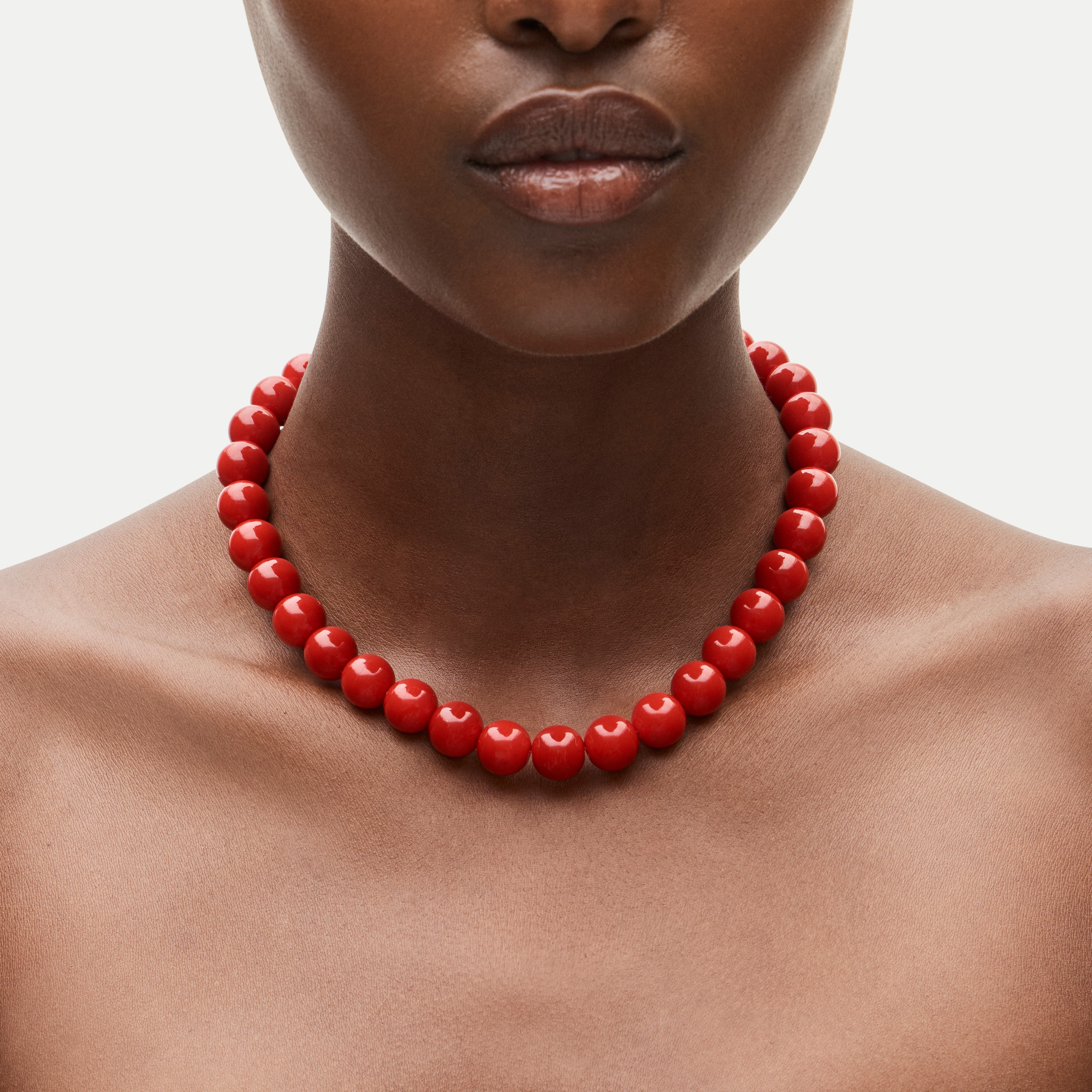 Beaded chunky necklace