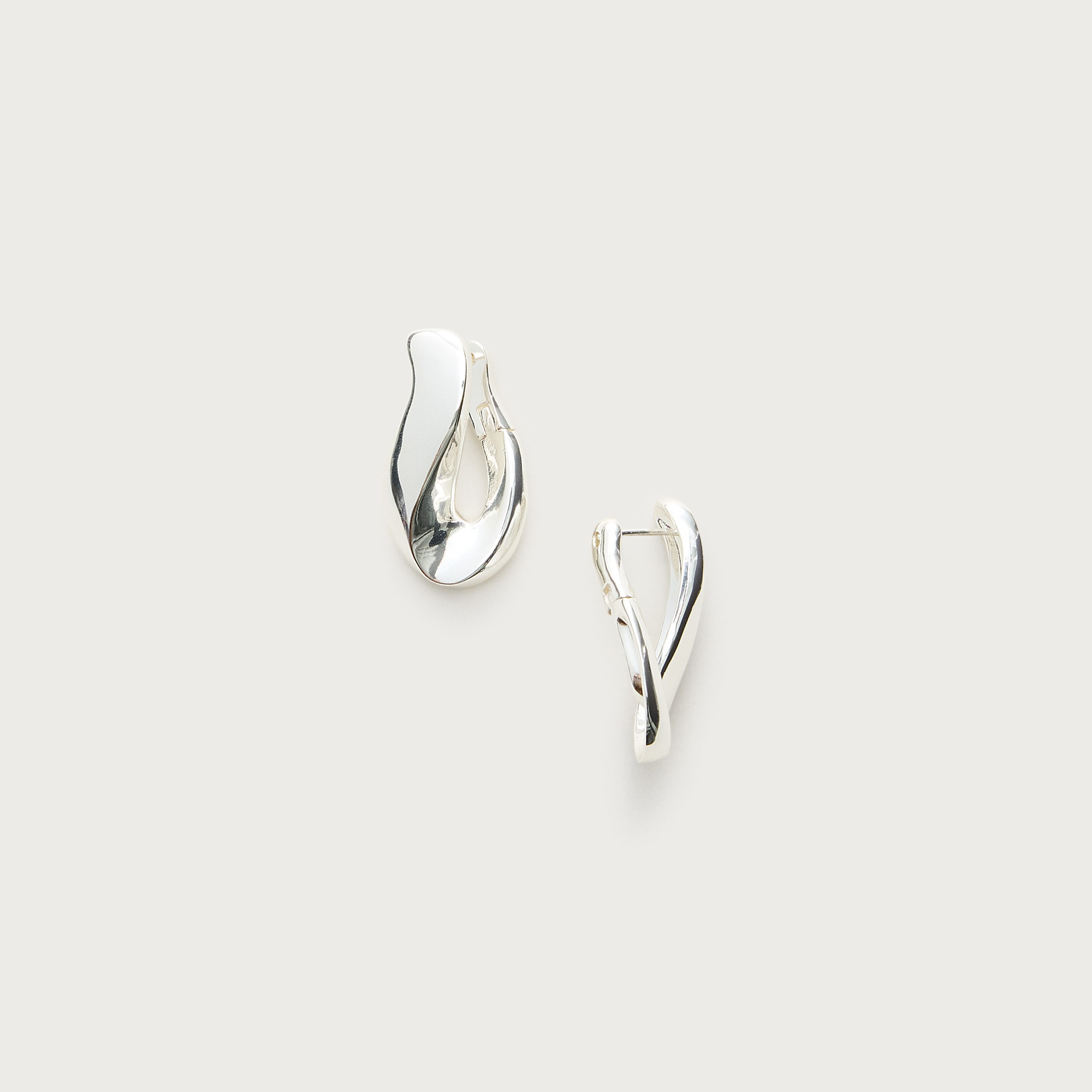 Twisted hoop earrings from J.Crew - $39.50